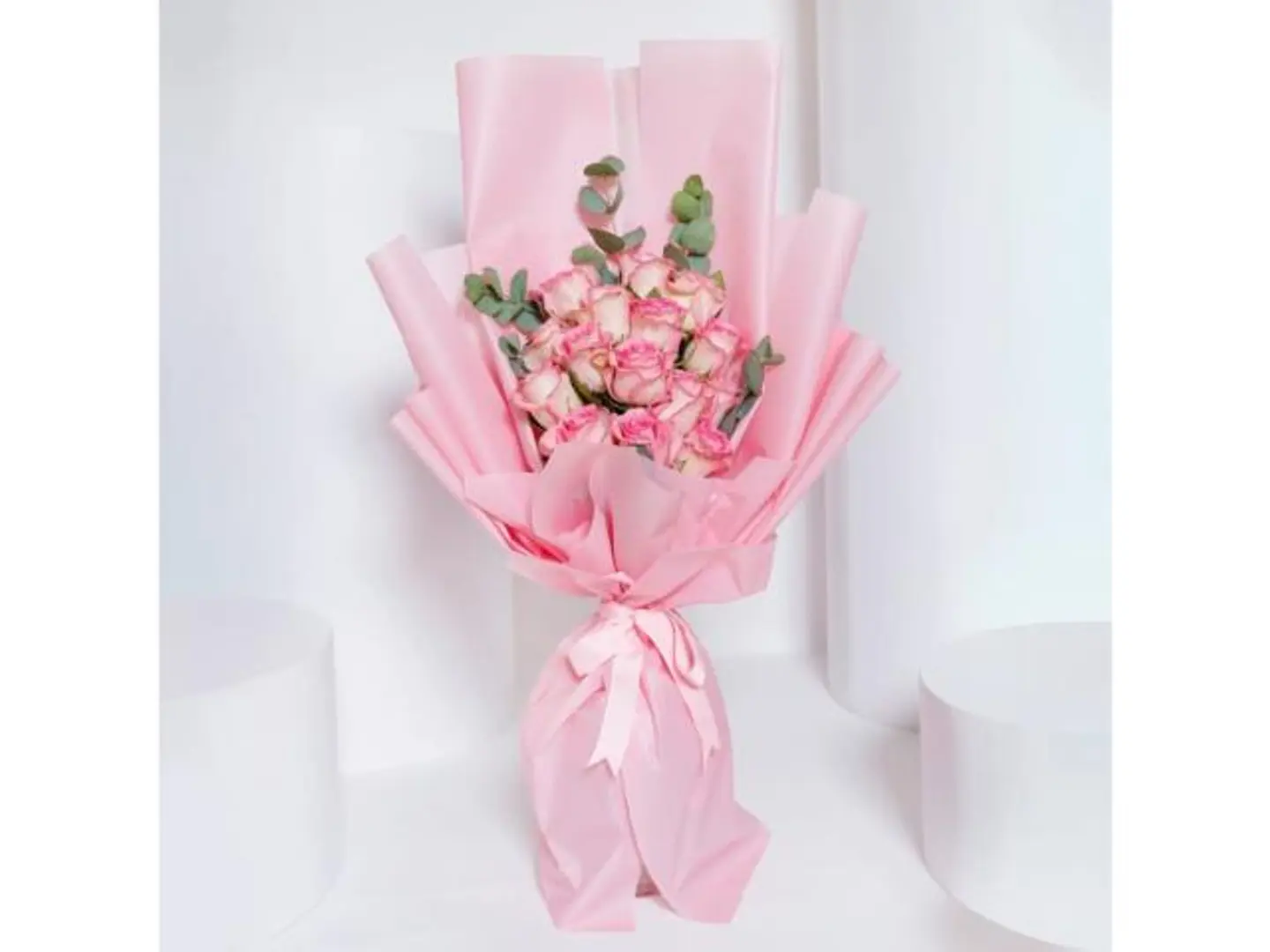 Pure Pink Rose Bouquet