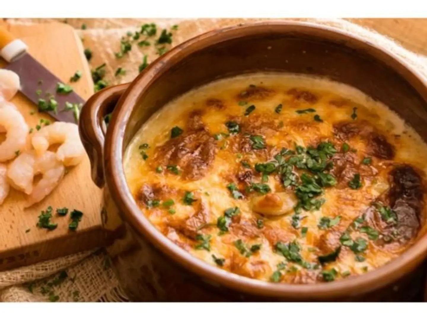Shrimp Tagine With White Sauce