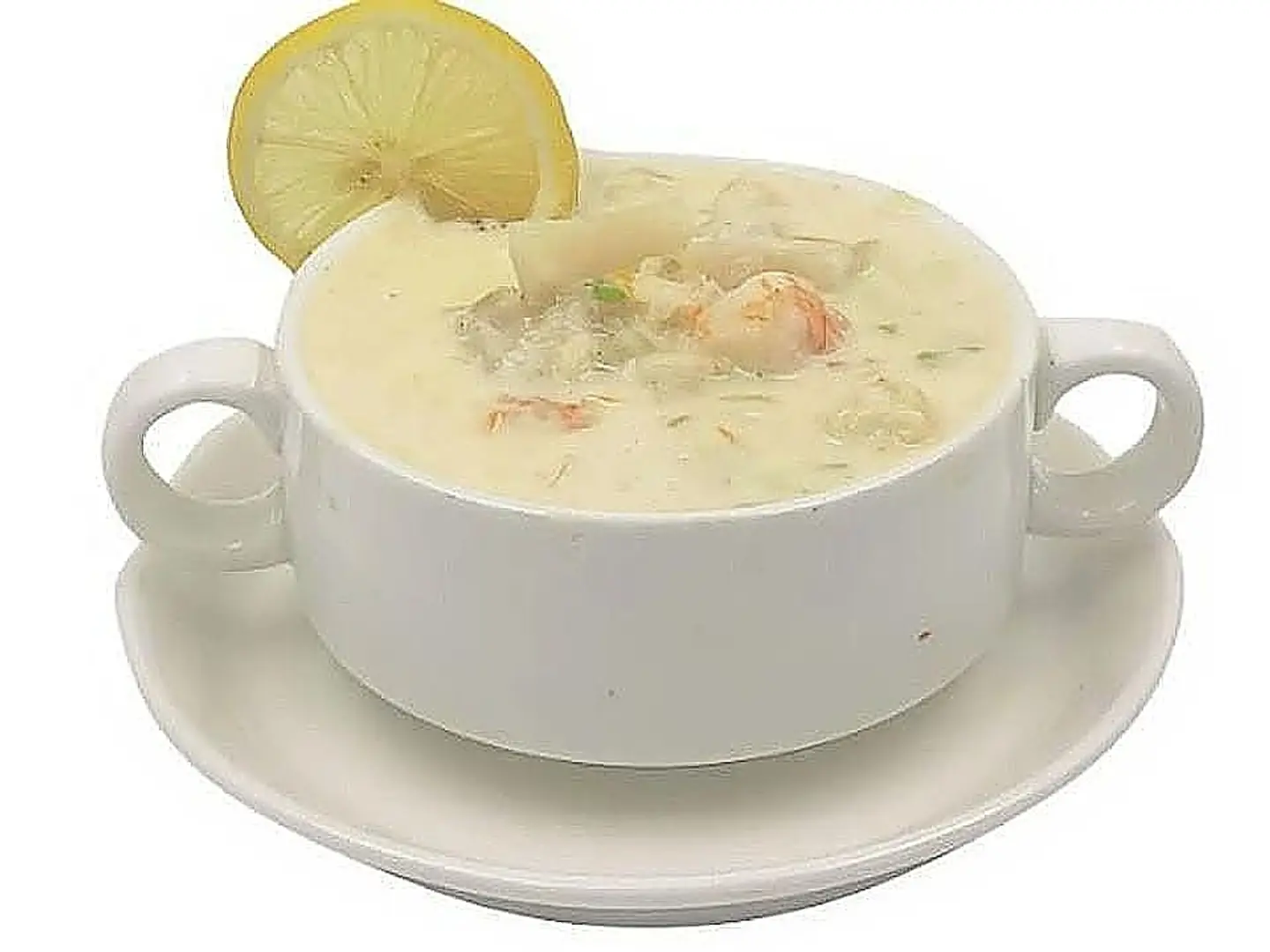شوربة ثمار البحر بالكريمة