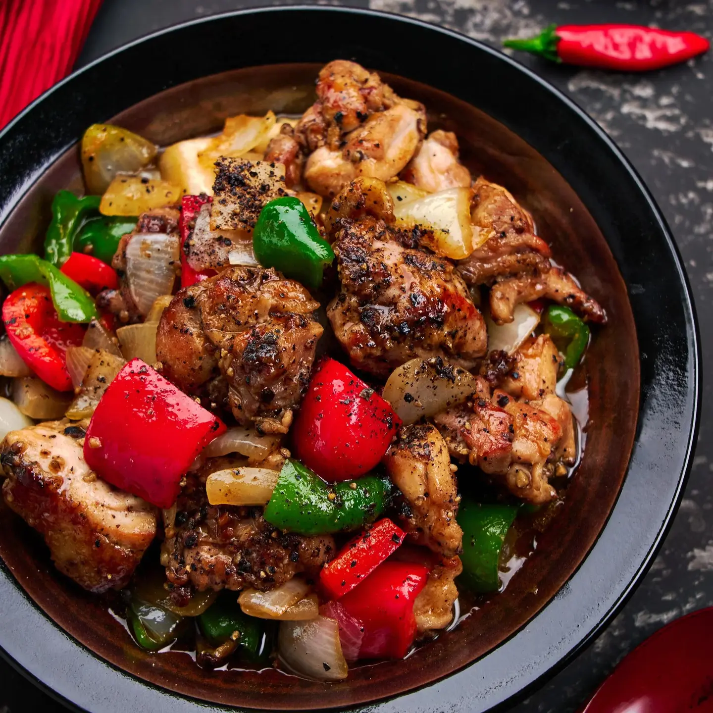 Black Pepper Chicken