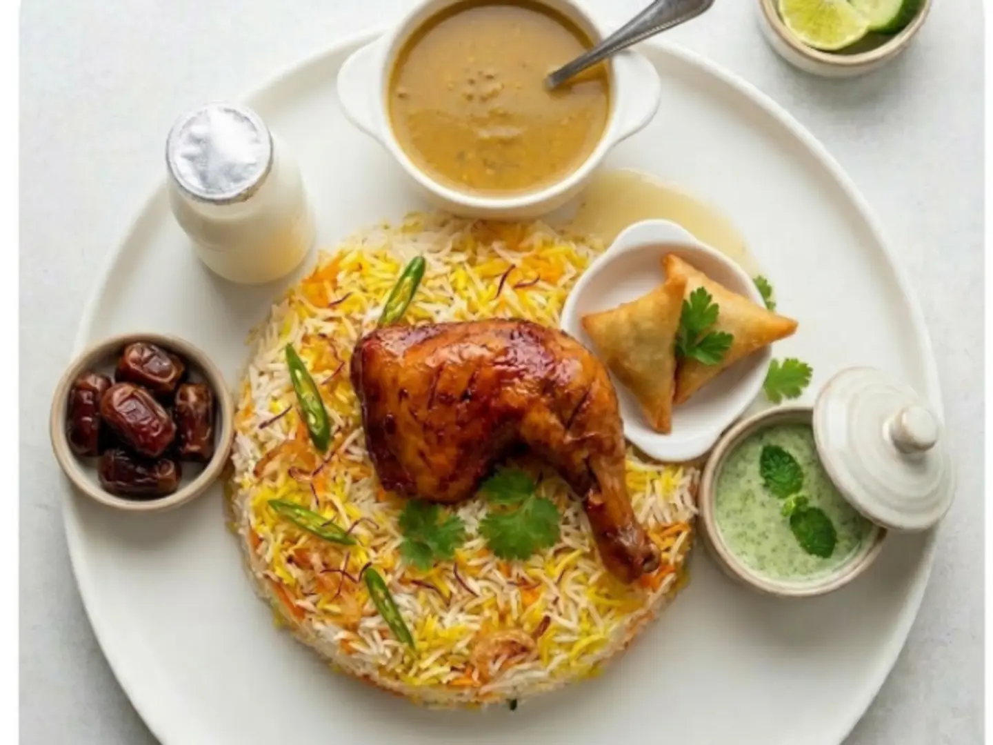 وجبة ربع دجاجة