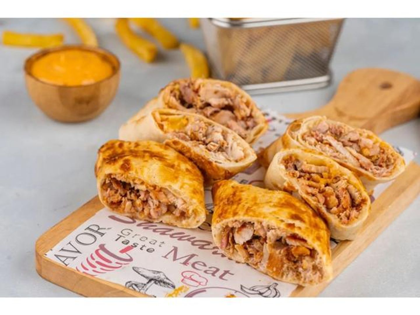 شاورما عربي قرصان دجاج