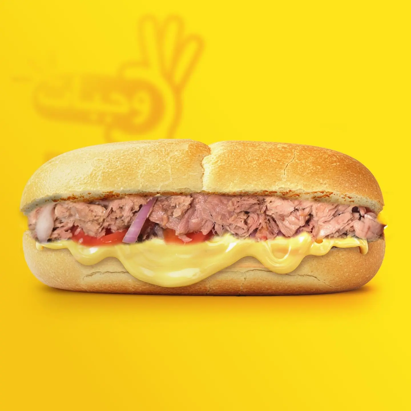 ‭ ‬ساندويتش‭ ‬تونة‭ ‬بالجبنة‭ ‬