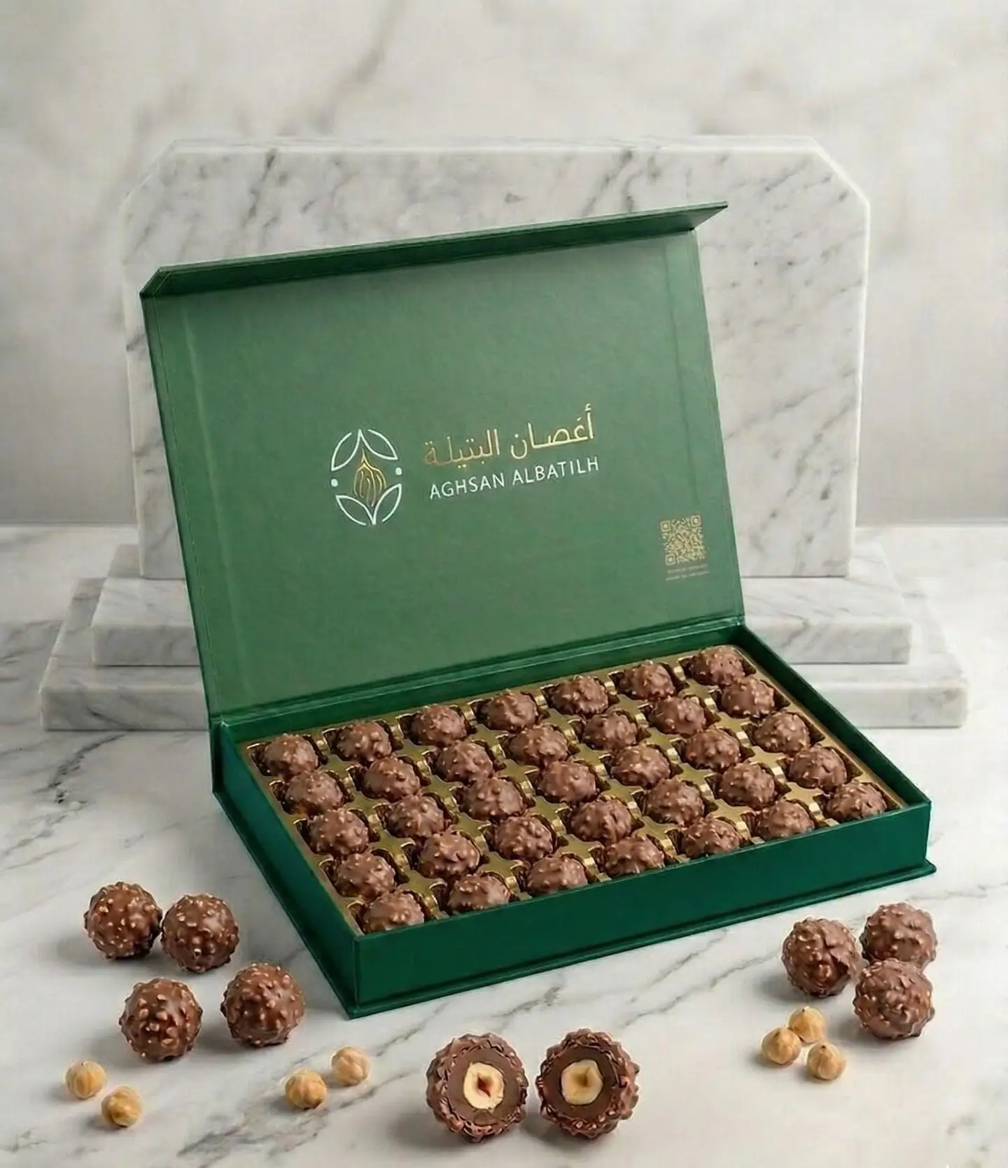 Luxurious Hazelnut Rocher Gift Box