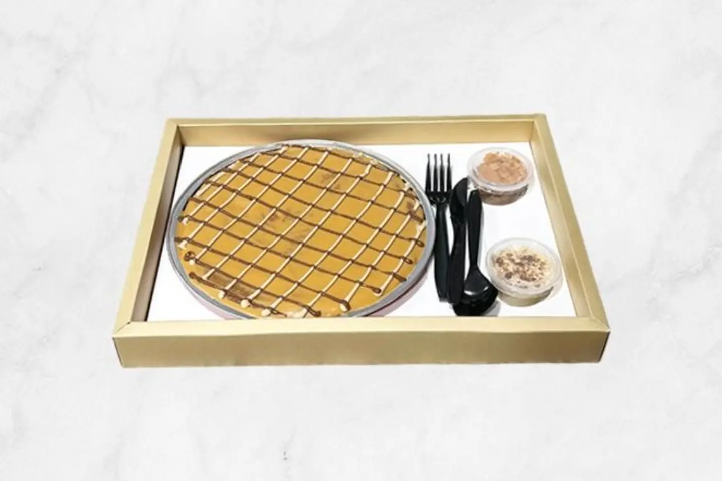 بسبوسة بالبندق والنوتيلا