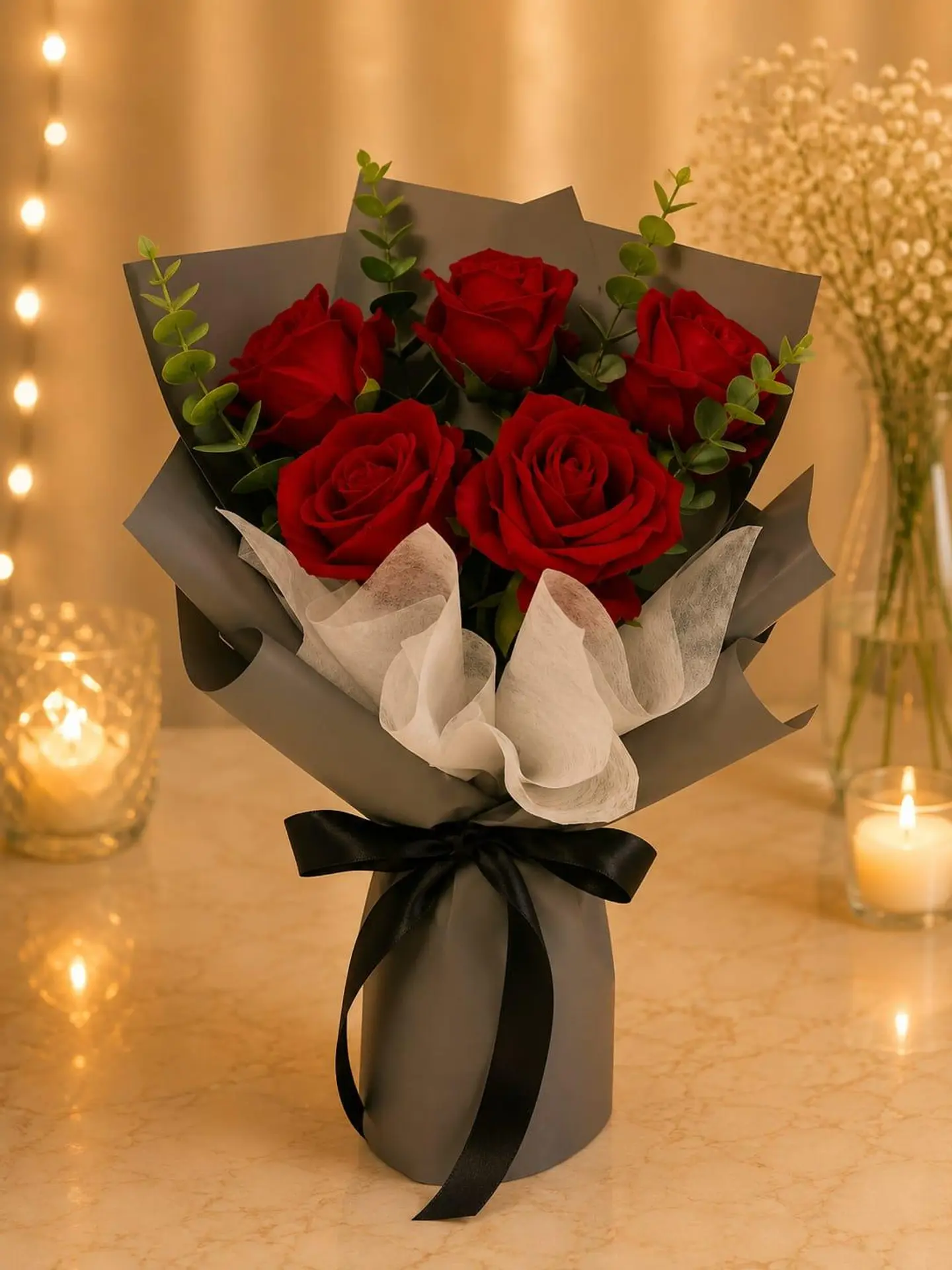 A Delicate Bouquet Of Roses 1