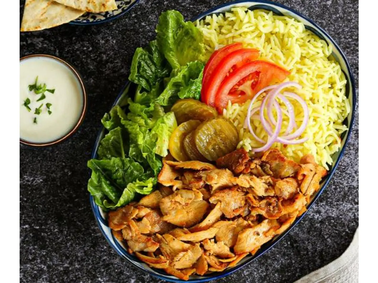 شاورما مع ارز