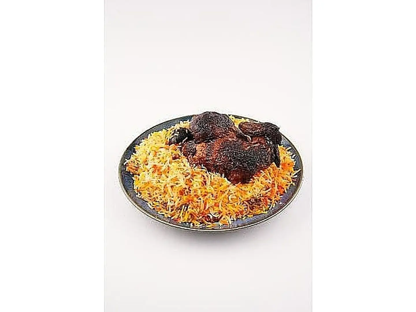 Half Saudi Grilled Chicken With Rice