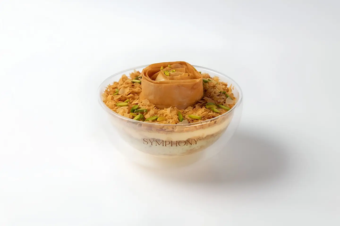 Baklawa Flower Small In Glass