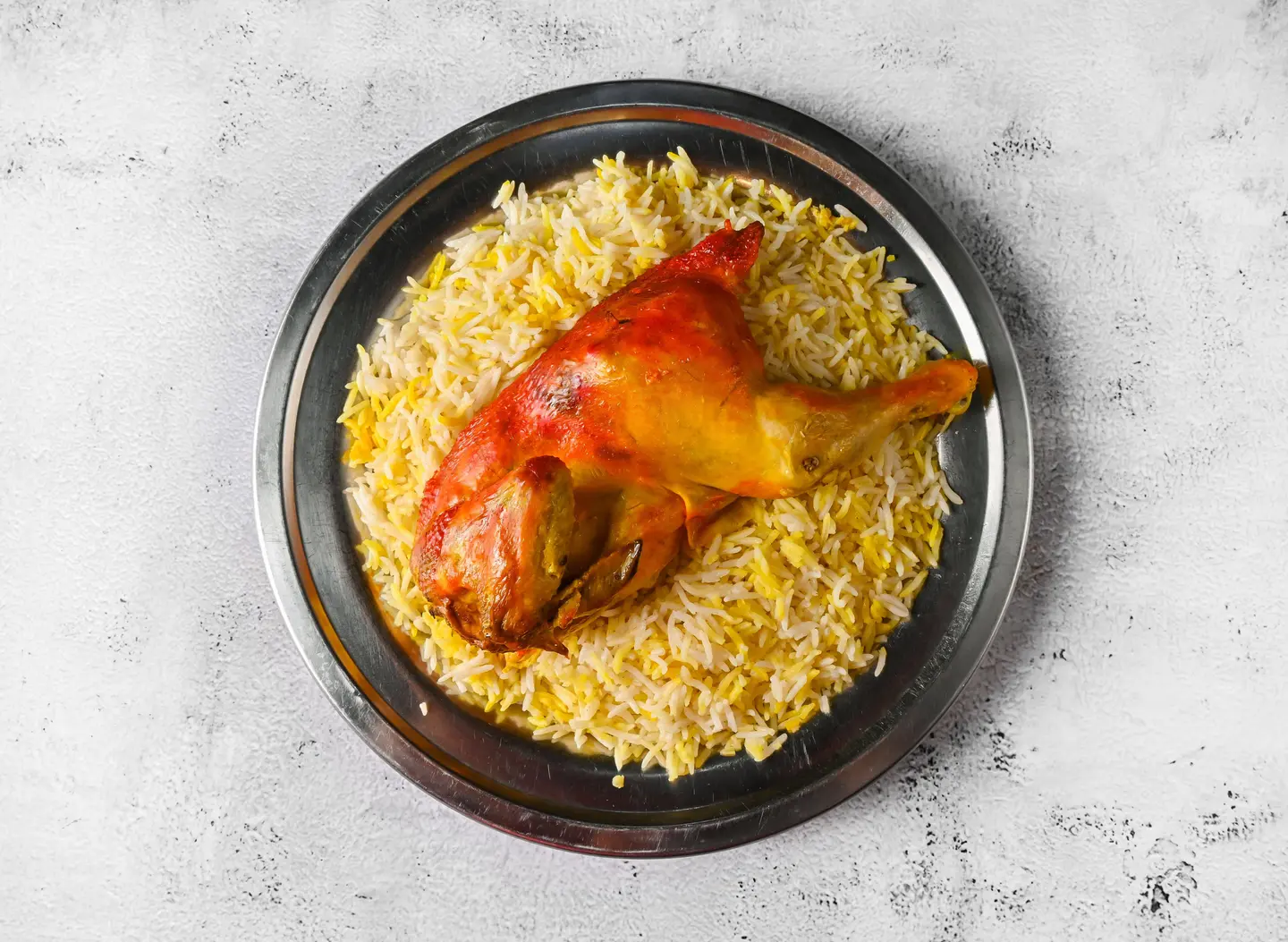نص حبة دجاج مندي