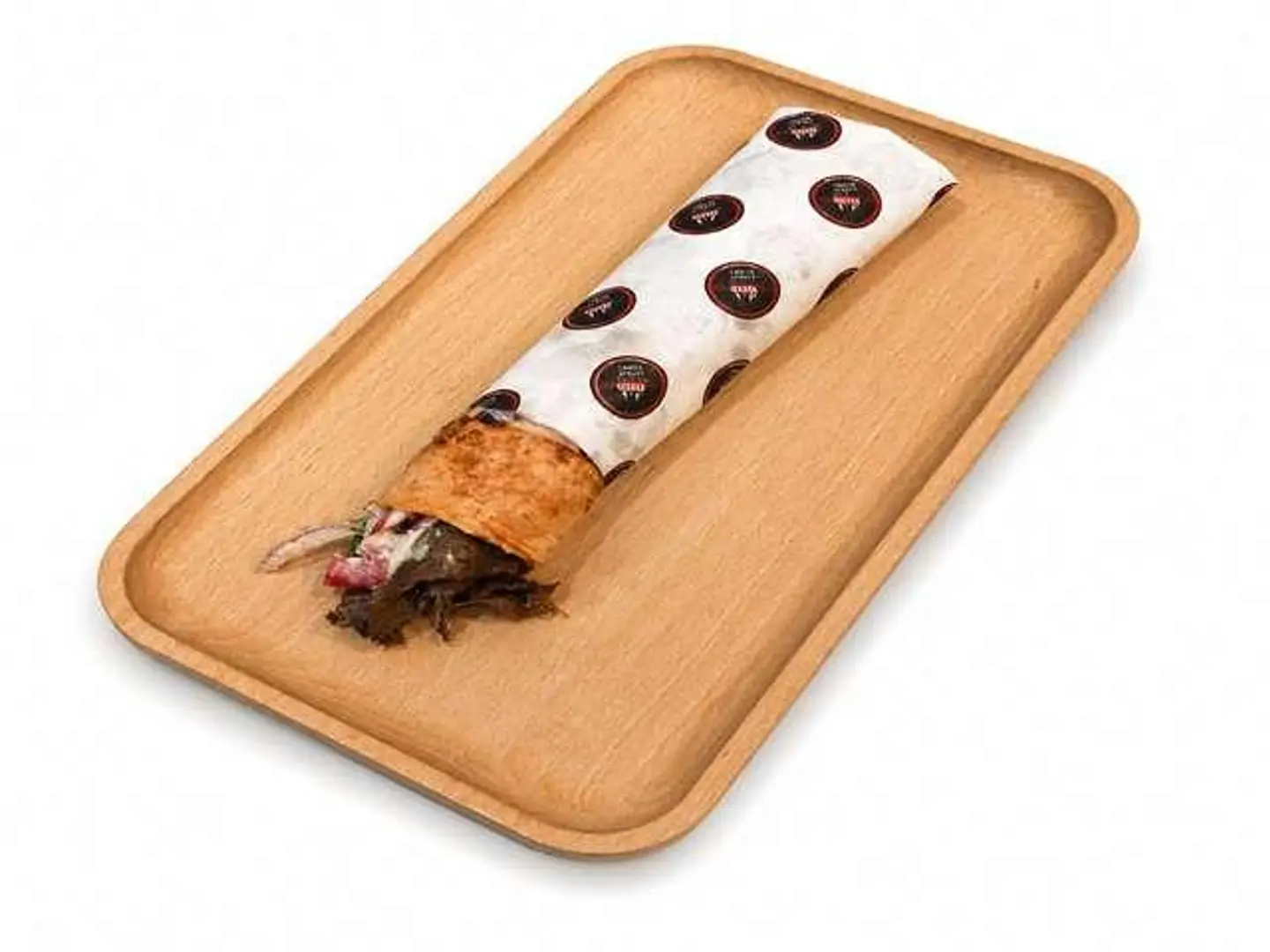 Original Saroukh Meat Sandwich With Red Bread