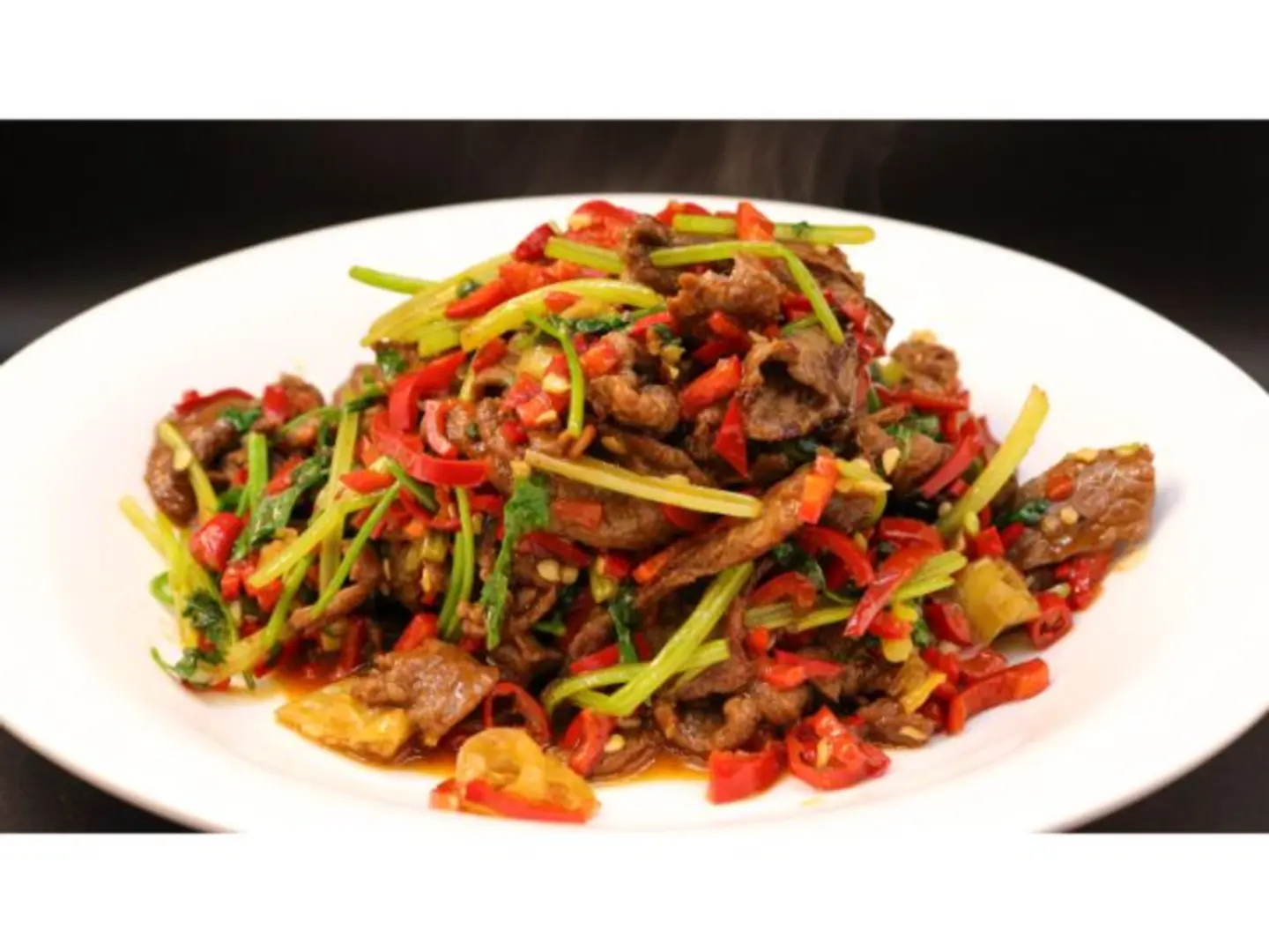 لحم البقر الأصفر المقلي