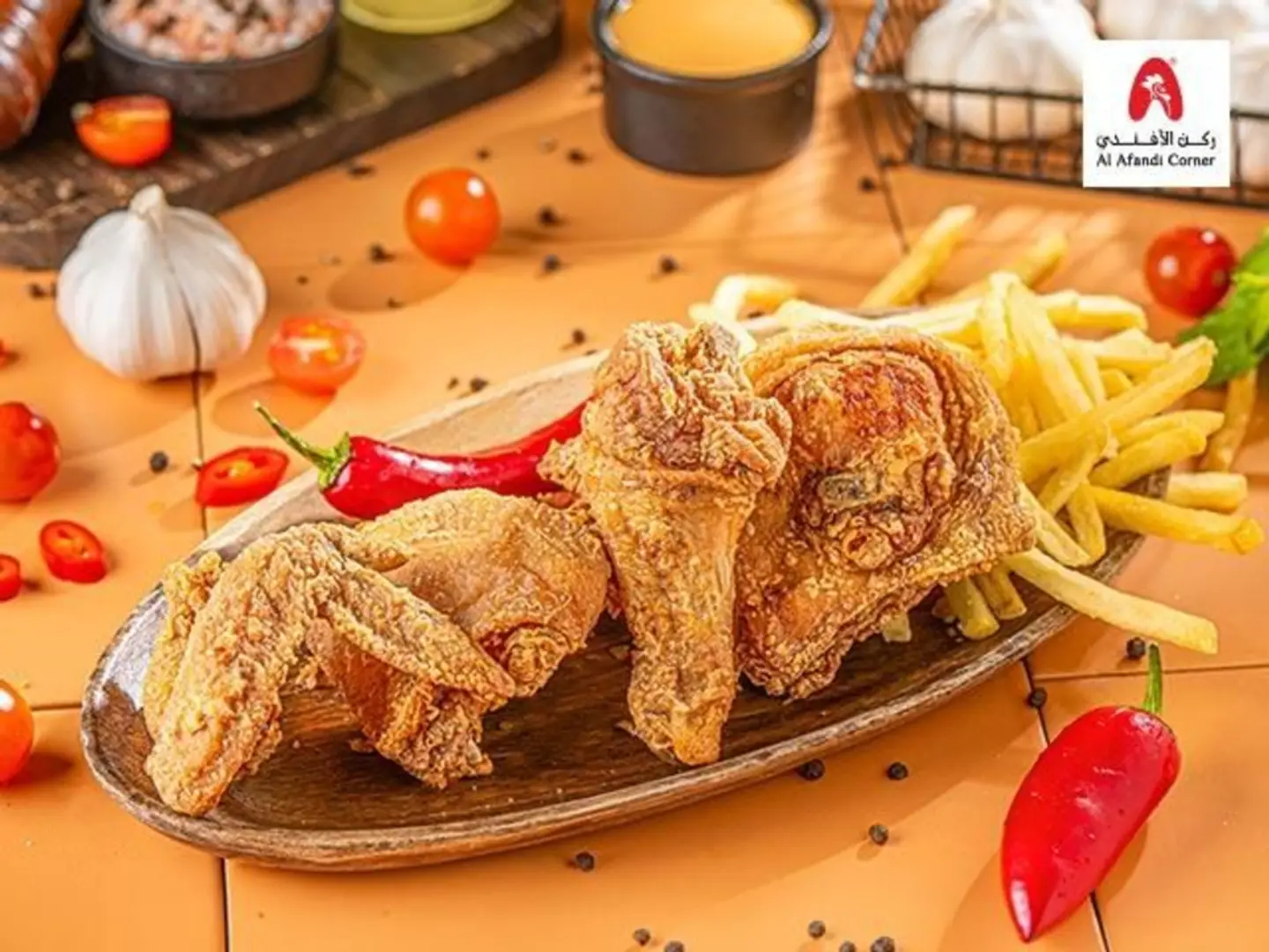 بروستد دجاج اقتصادي حراق