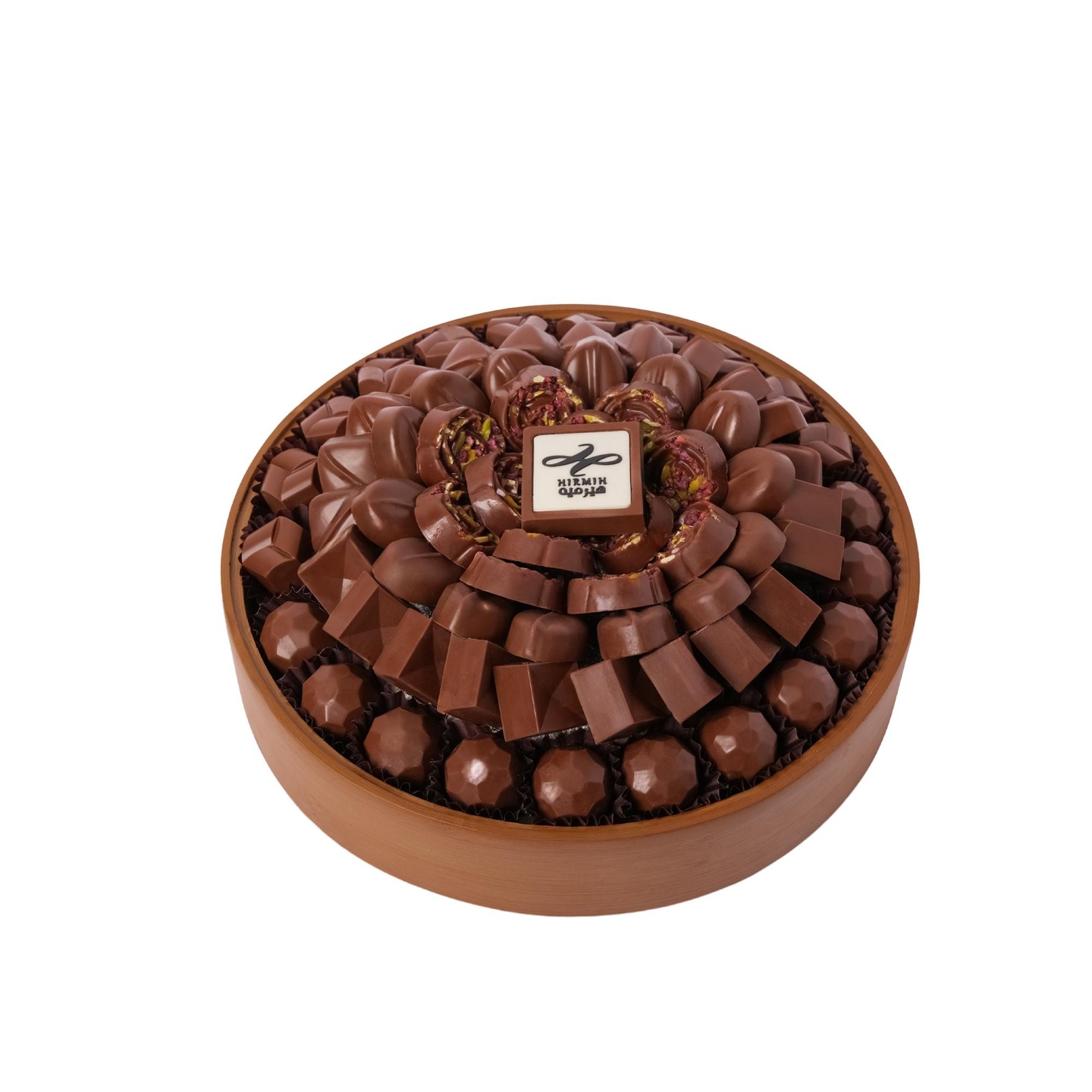 Exposed Chocolate Tray Made Of Distinctive And Luxurious Wood