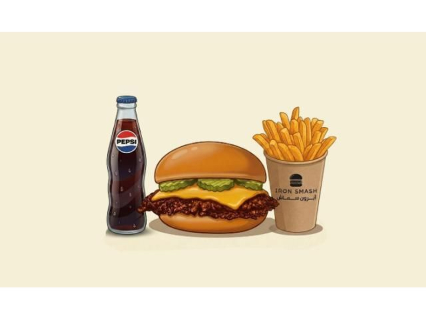 Single Oklahoma Burger Combo