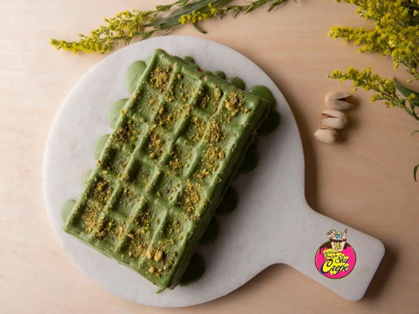 Pistachio Waffle
