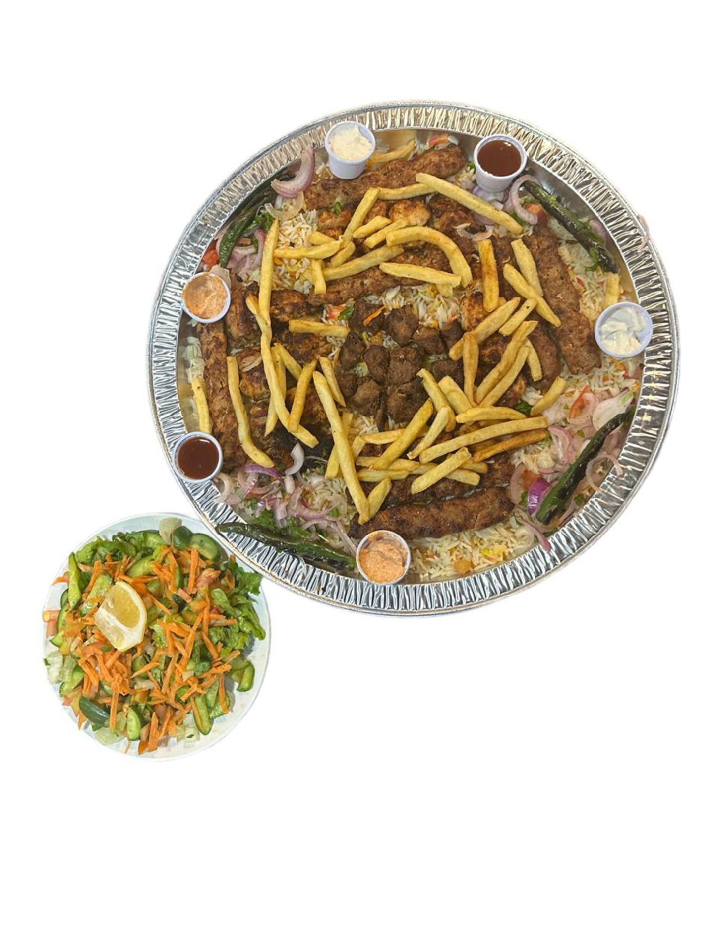 مشكل مشاوي - 20 سيخ مع رز