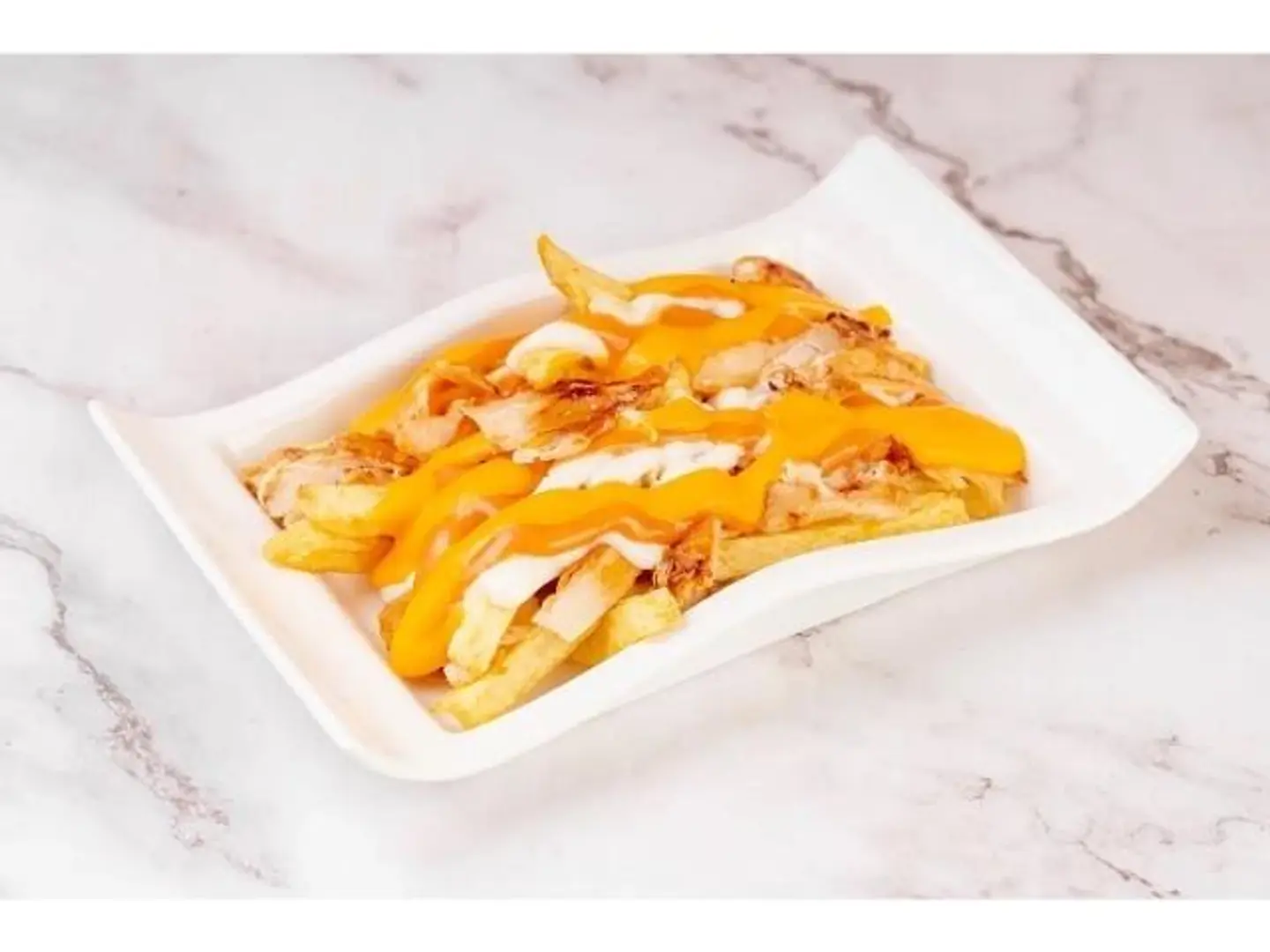 Cheese Fries With Shawarma Platter