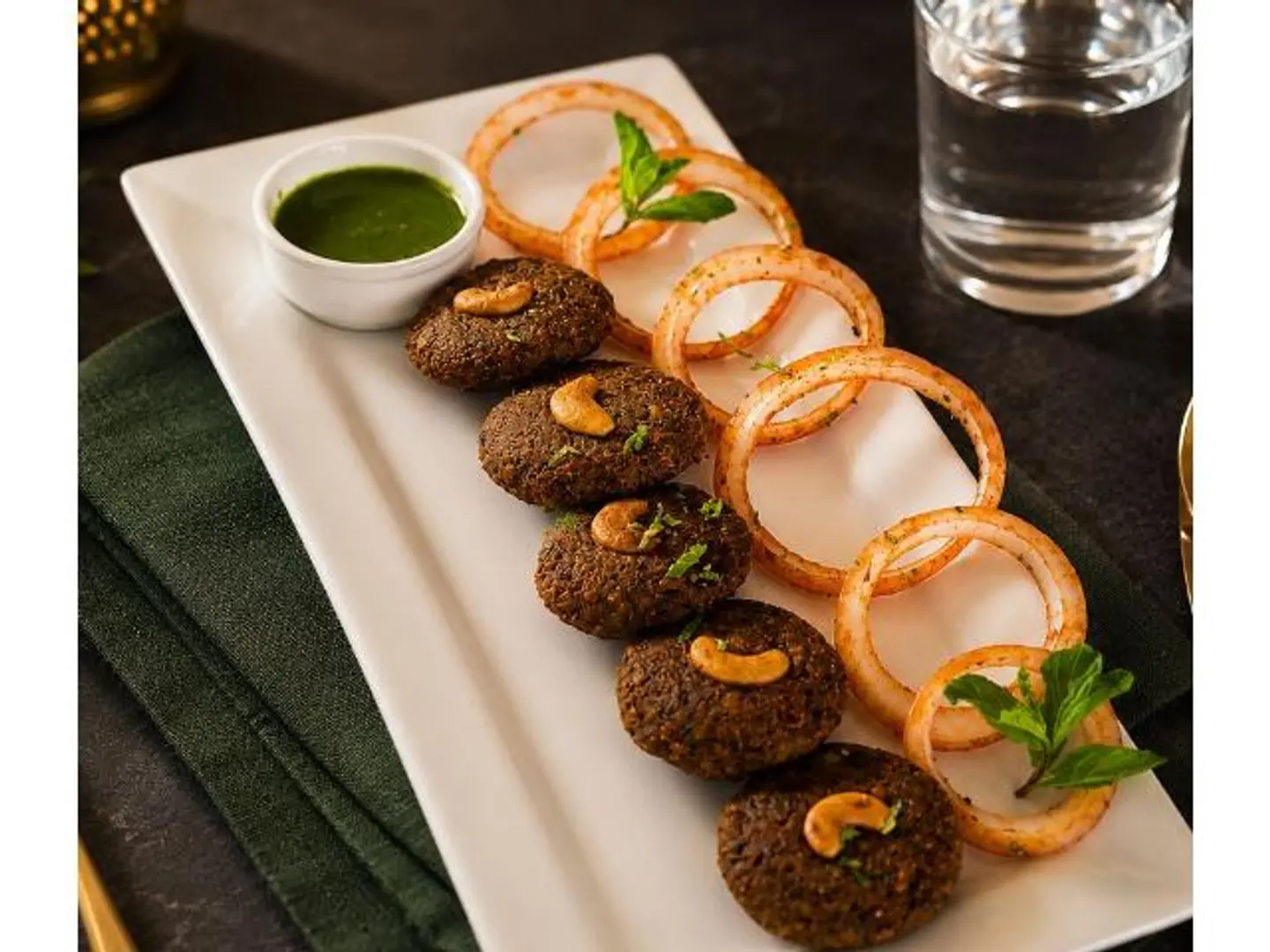 Hariyali Kori Kori Kebab