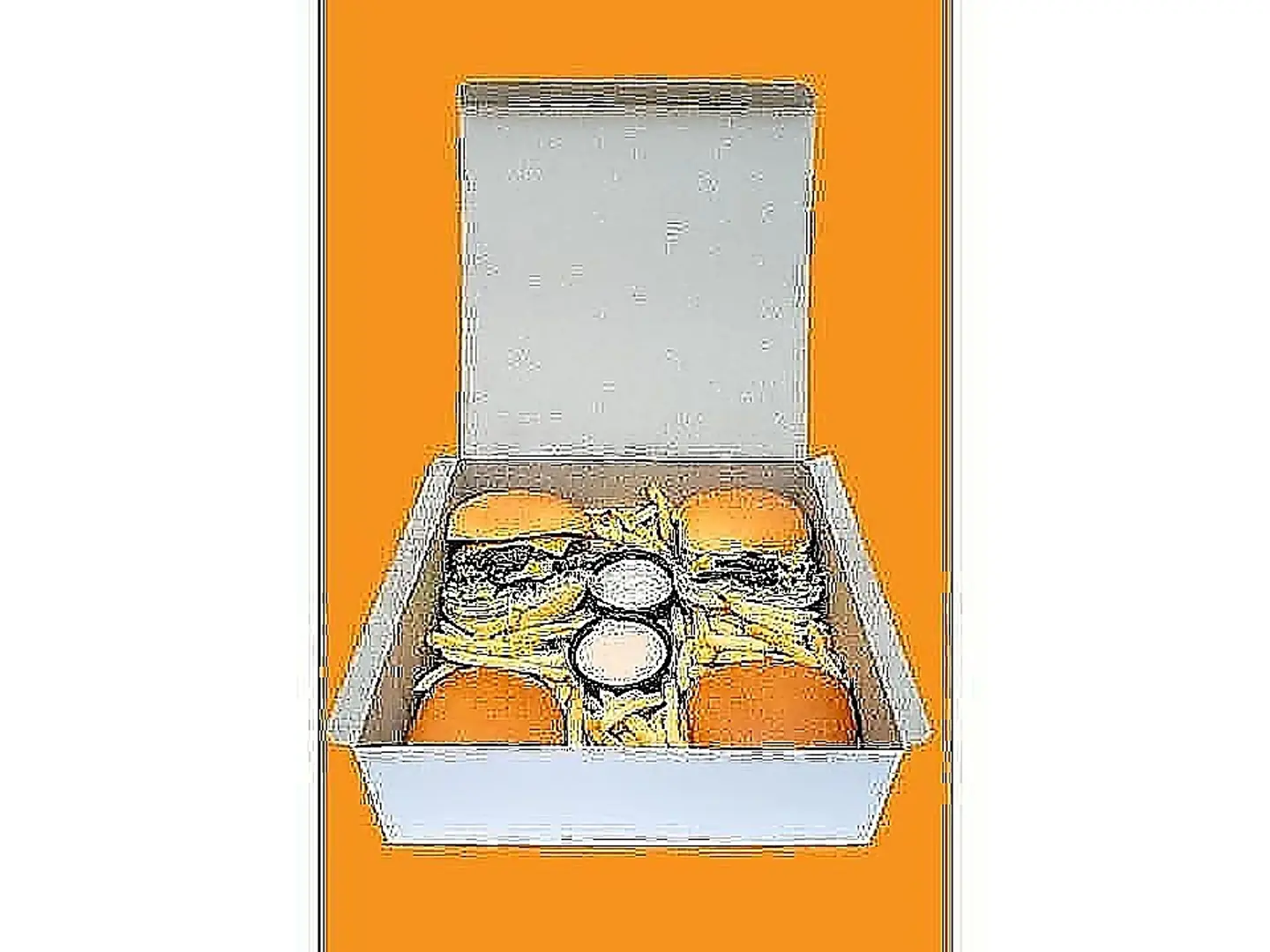 Double Cheesy Burger Saving Box