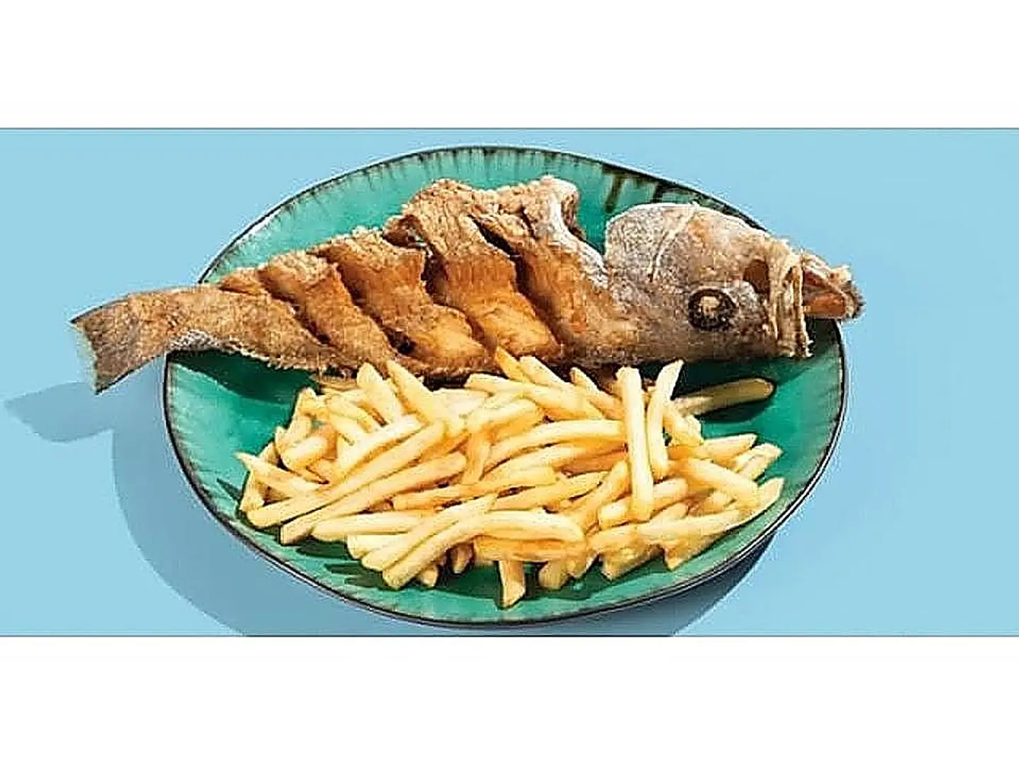 تكه ربيان عريش سمك