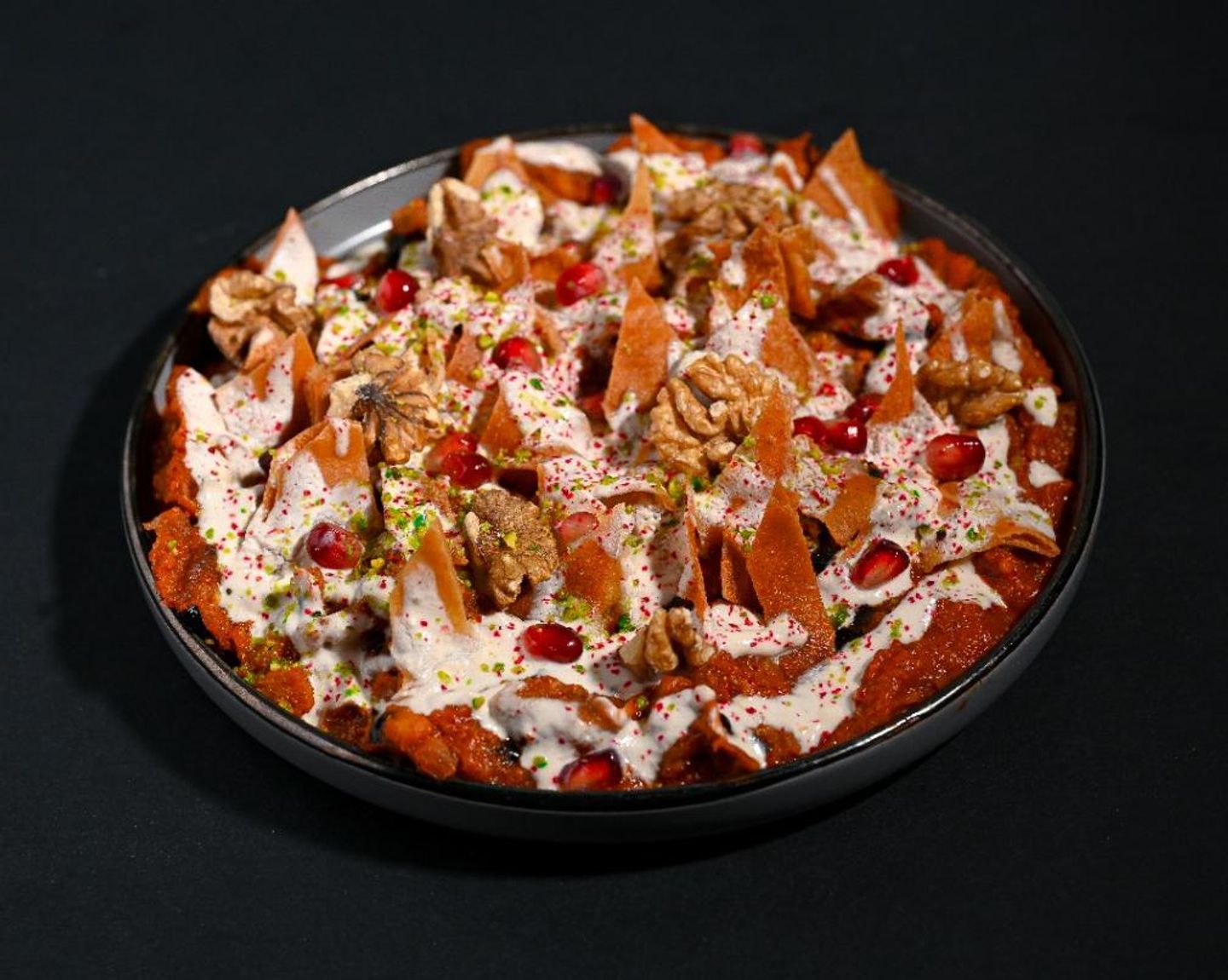 Eggplant Fatteh