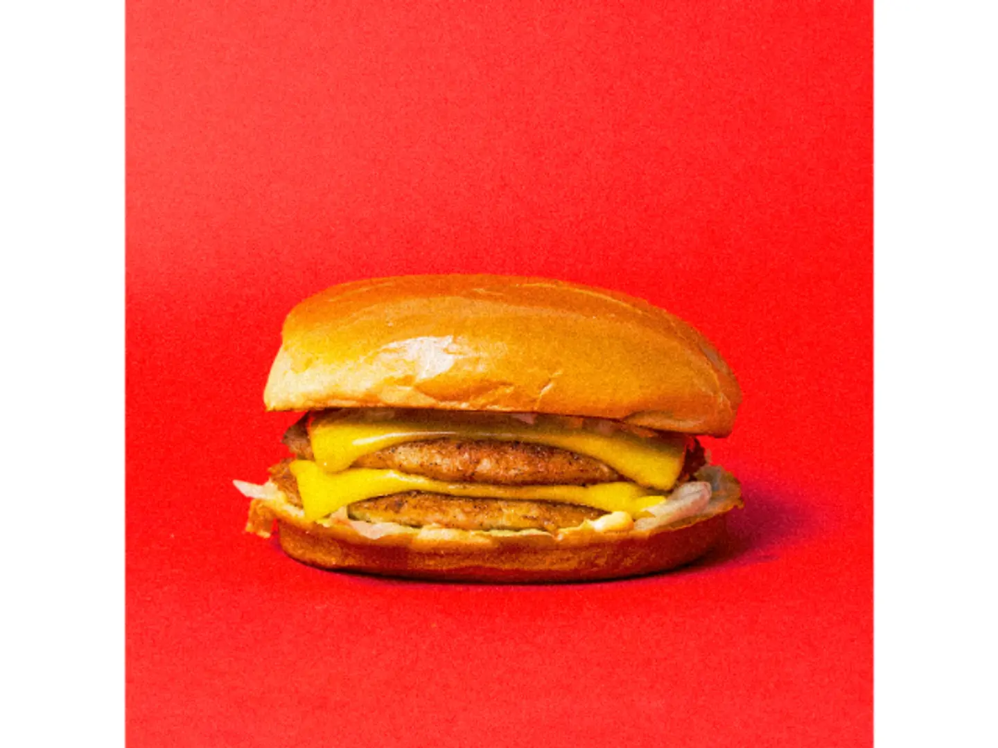 برجر دجاج مشوي دبل بالجبن