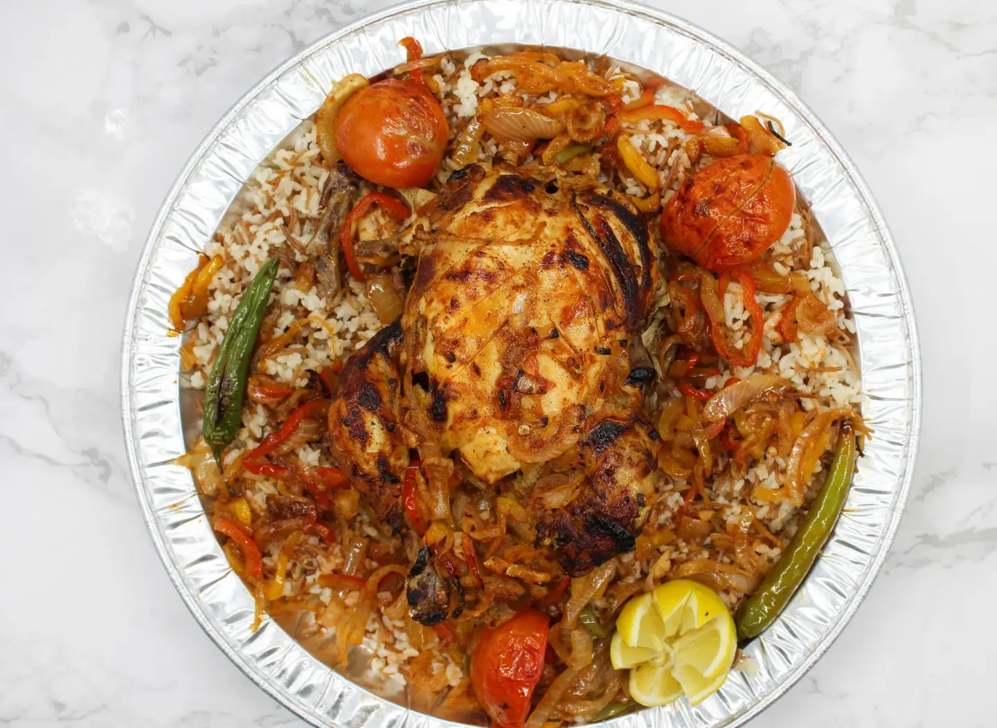 حبة دجاجة محمر فرن , نفرين رز 2