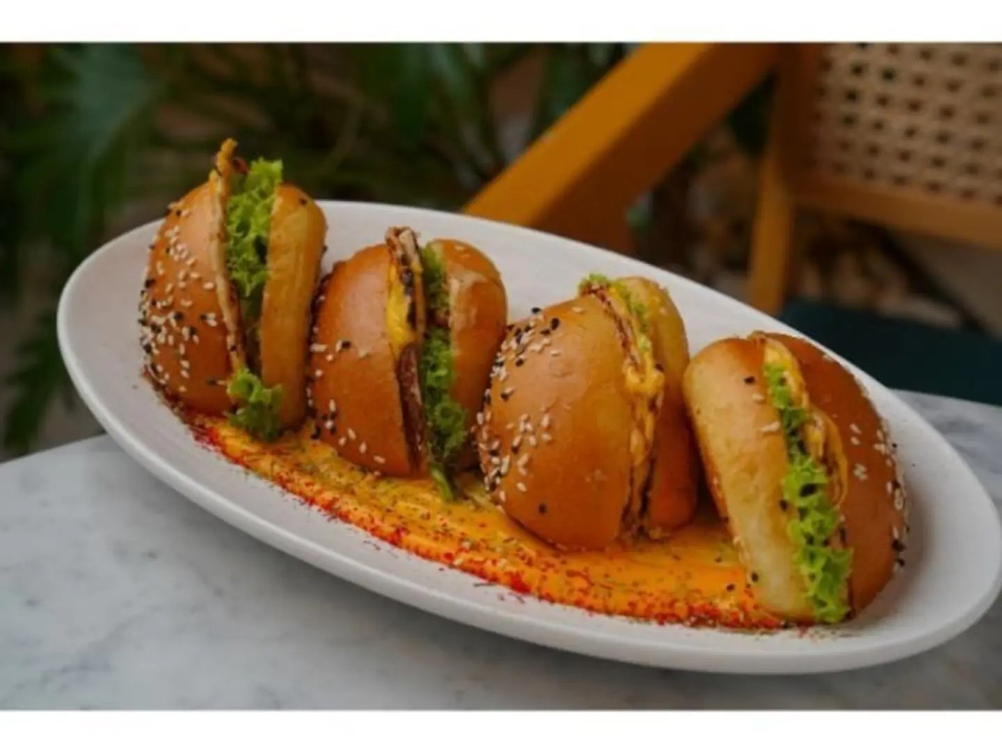 Chicken Smash Burger Double