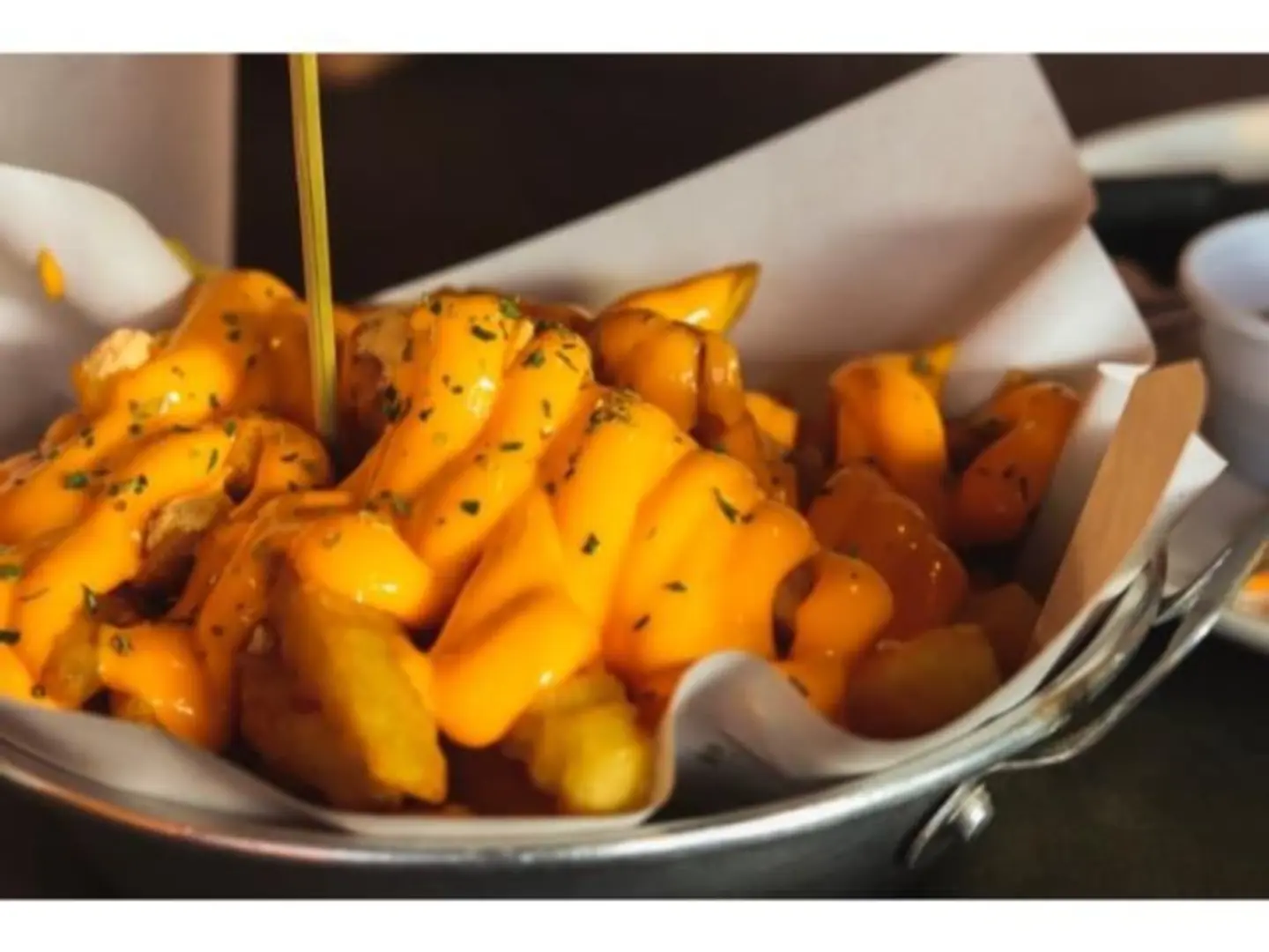 Plate Of Fries With Cheese
