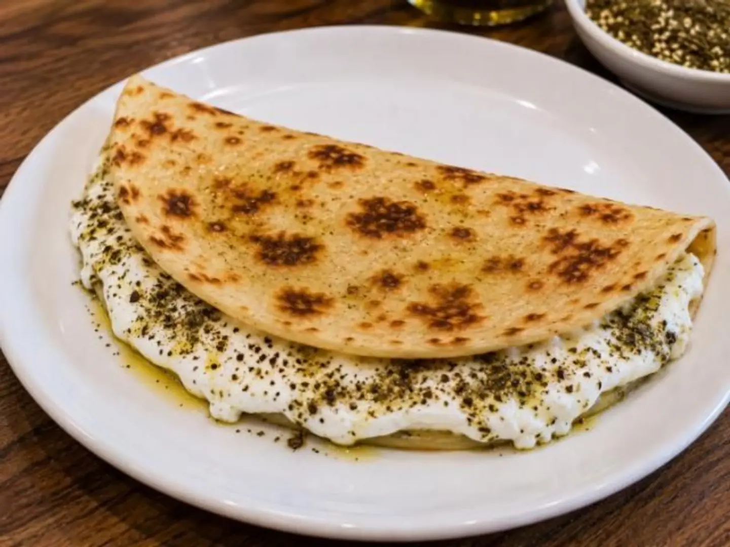 Labneh And Thyme Paratha