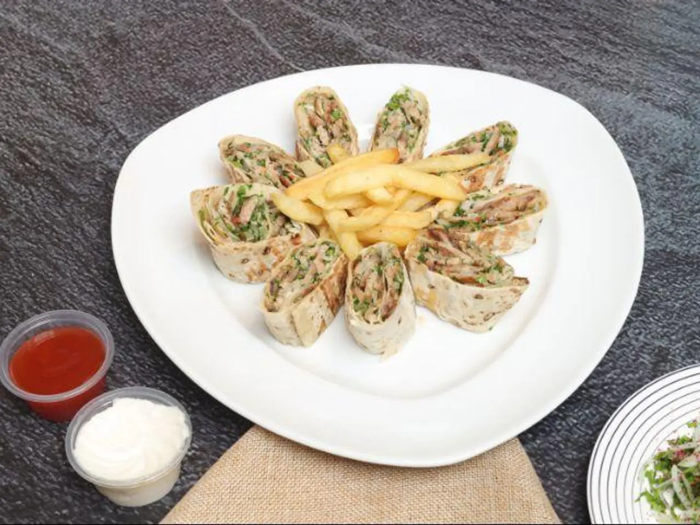 Arabic Chicken Shawarma 8 Pcs