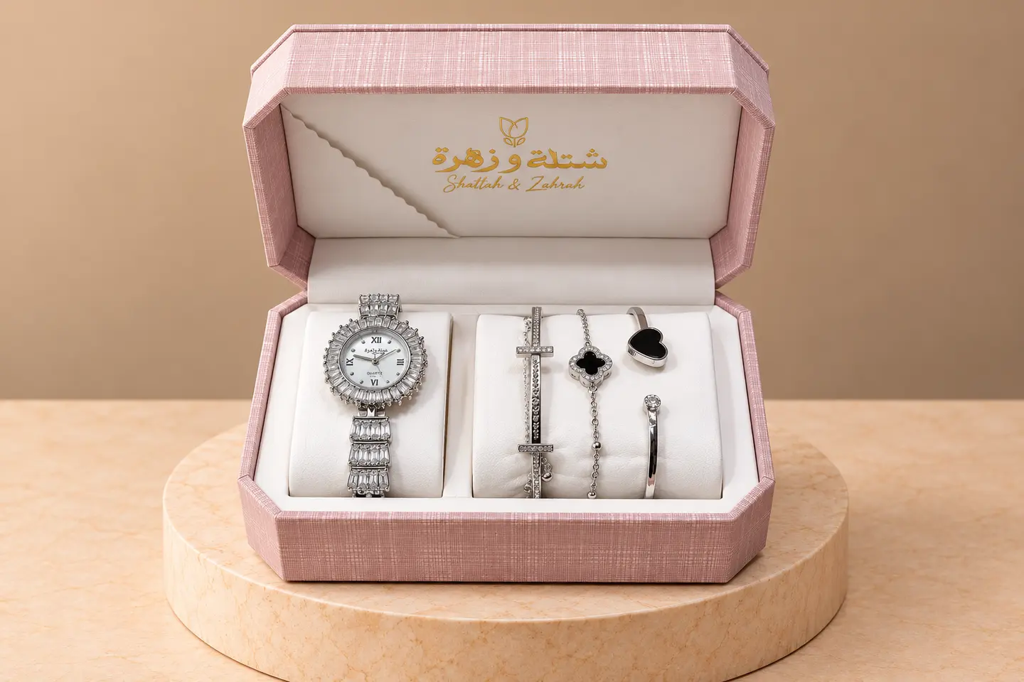 طقم ساعة نسائية 8