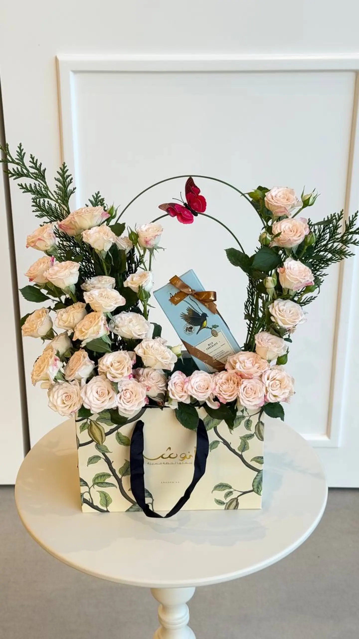 Baby Rose With Chocolate Bar