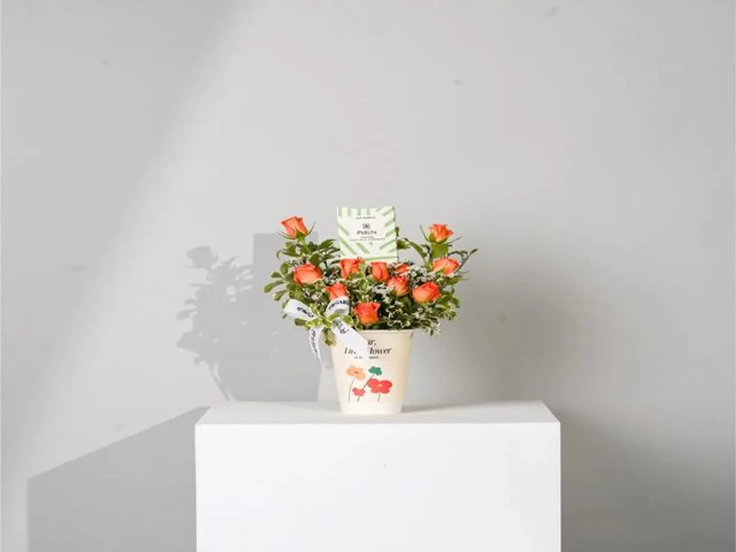 كوب اورنجي-مع شوكلة