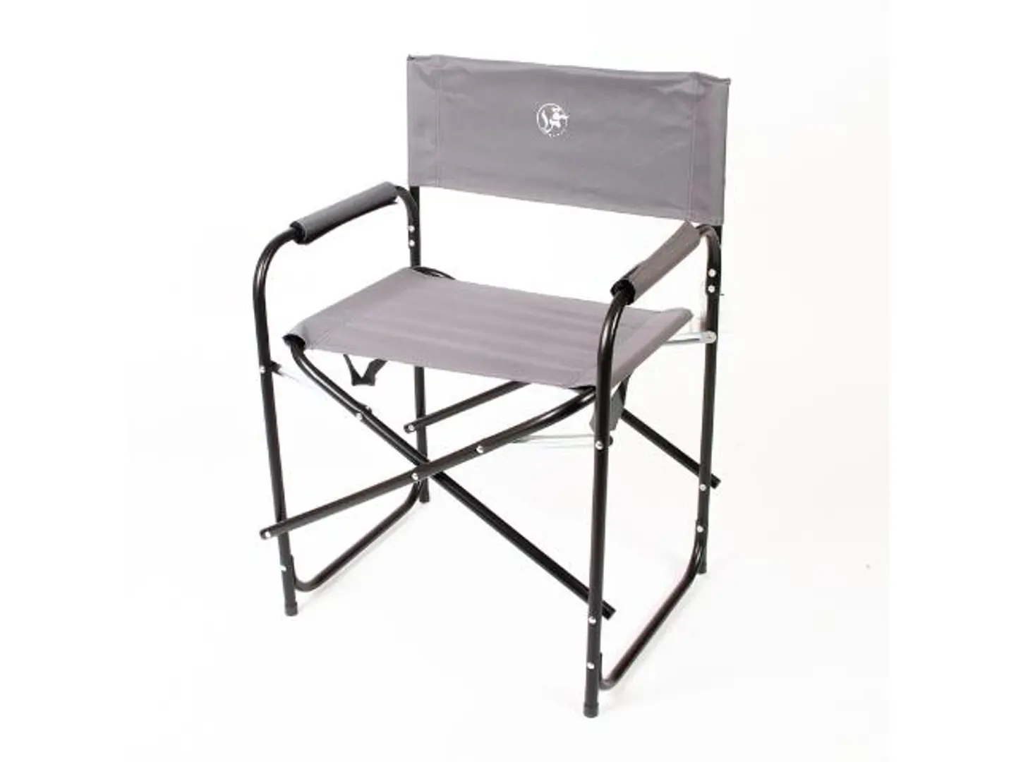 Qamra Dirctor Chair With Handle Gray حبة