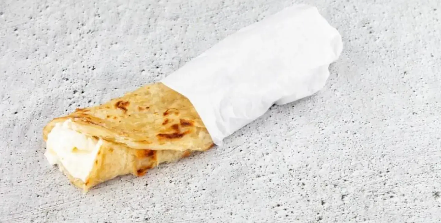 Chapati With Kiri Cheese