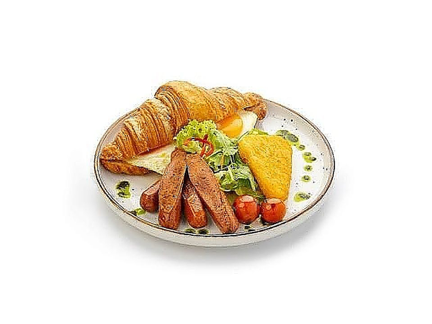 Special Fried Egg Croissant