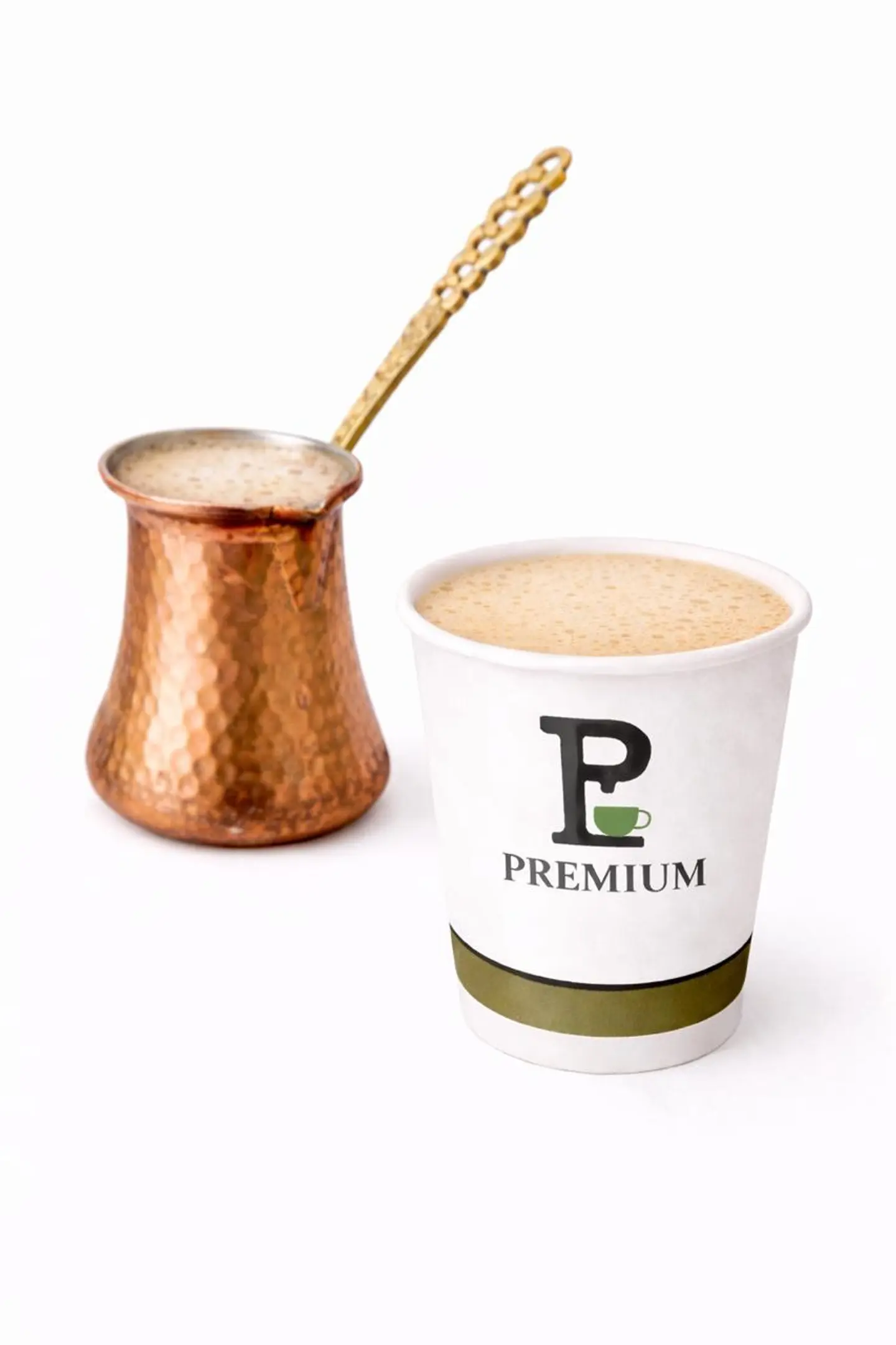 قهوة تركية بالحليب