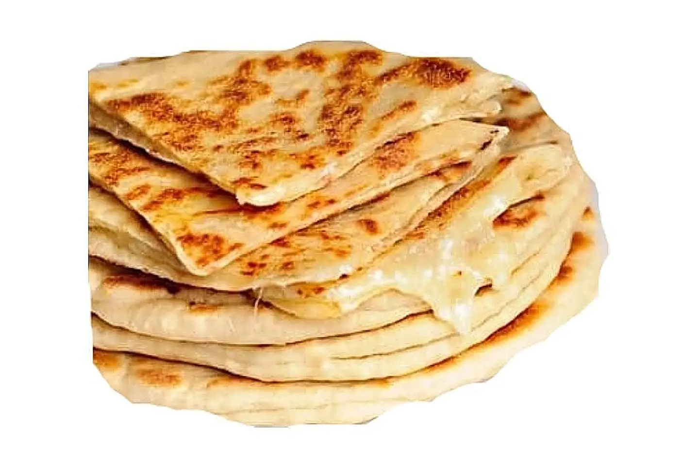 خبز طاوة جبن