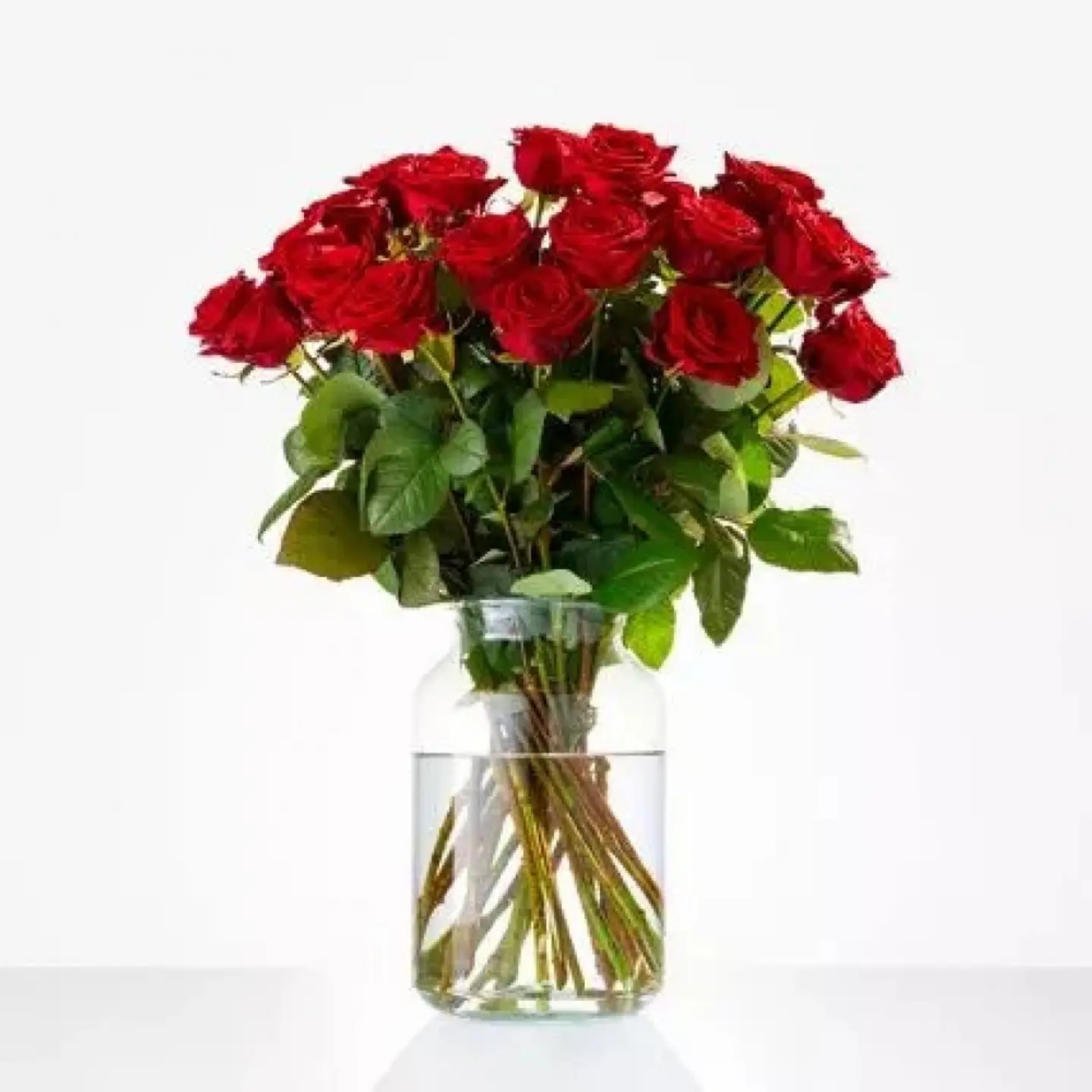 Romantic Red Rose Vase