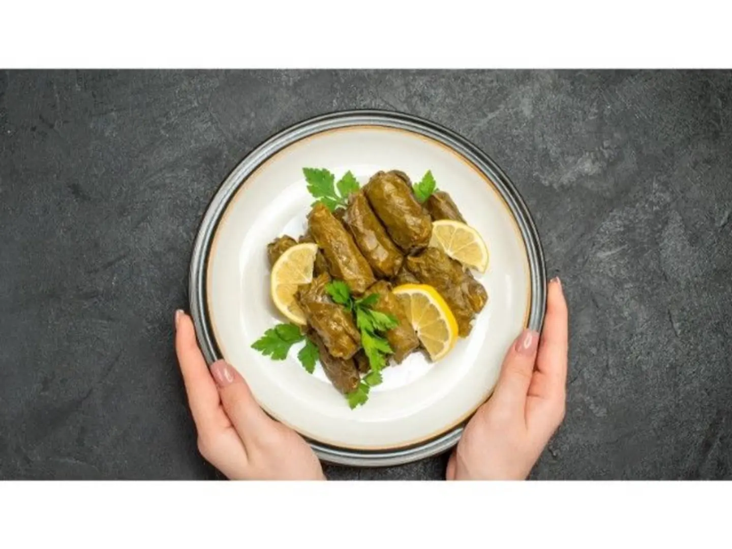 Pigeon Grape Leaves Tagine