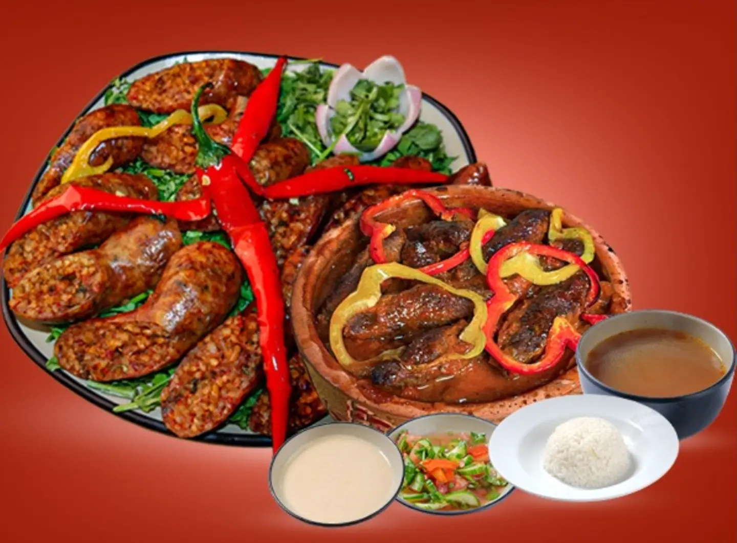 كفتة ارز وممبار