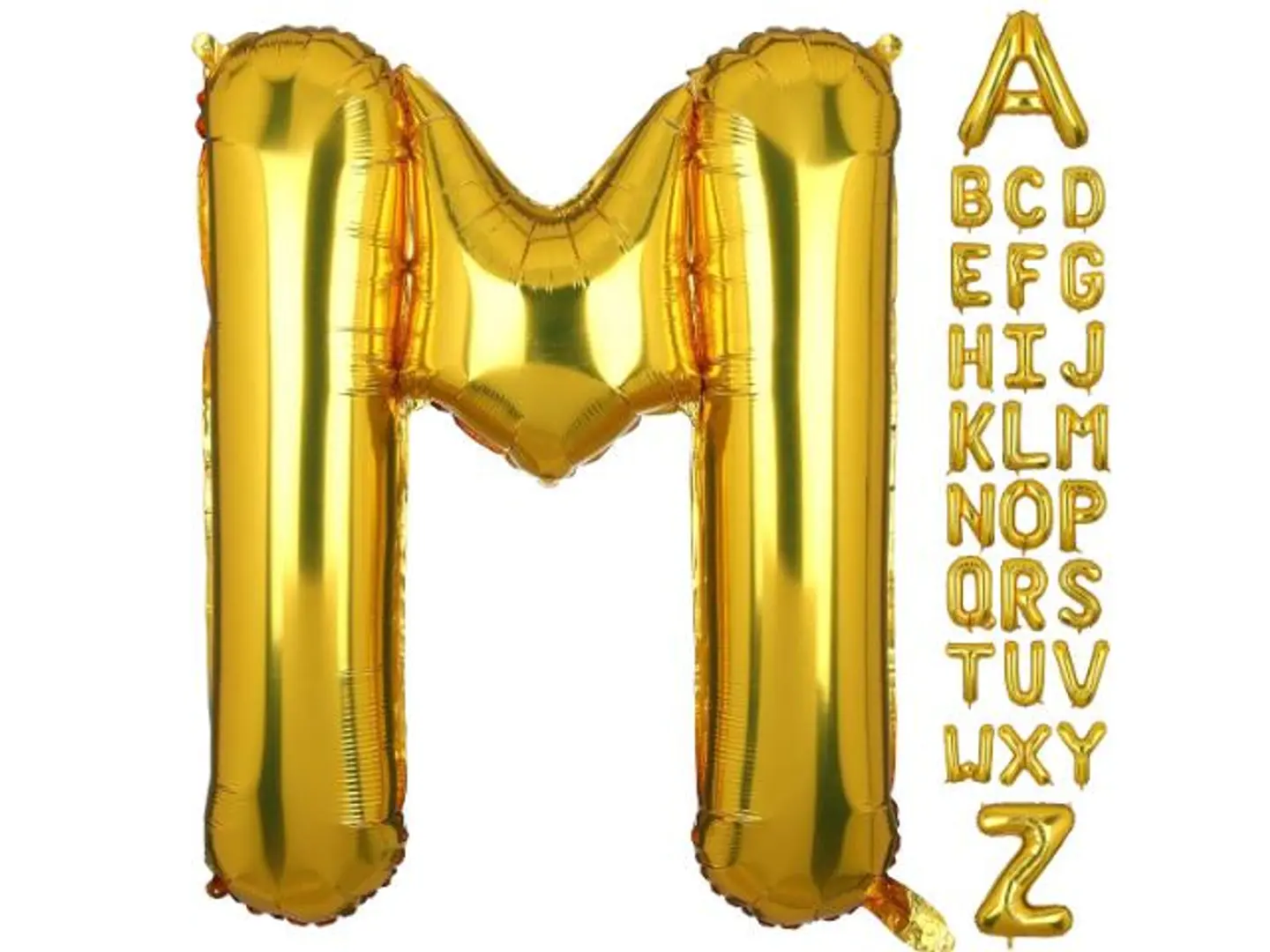 Gold Balloon Letter M