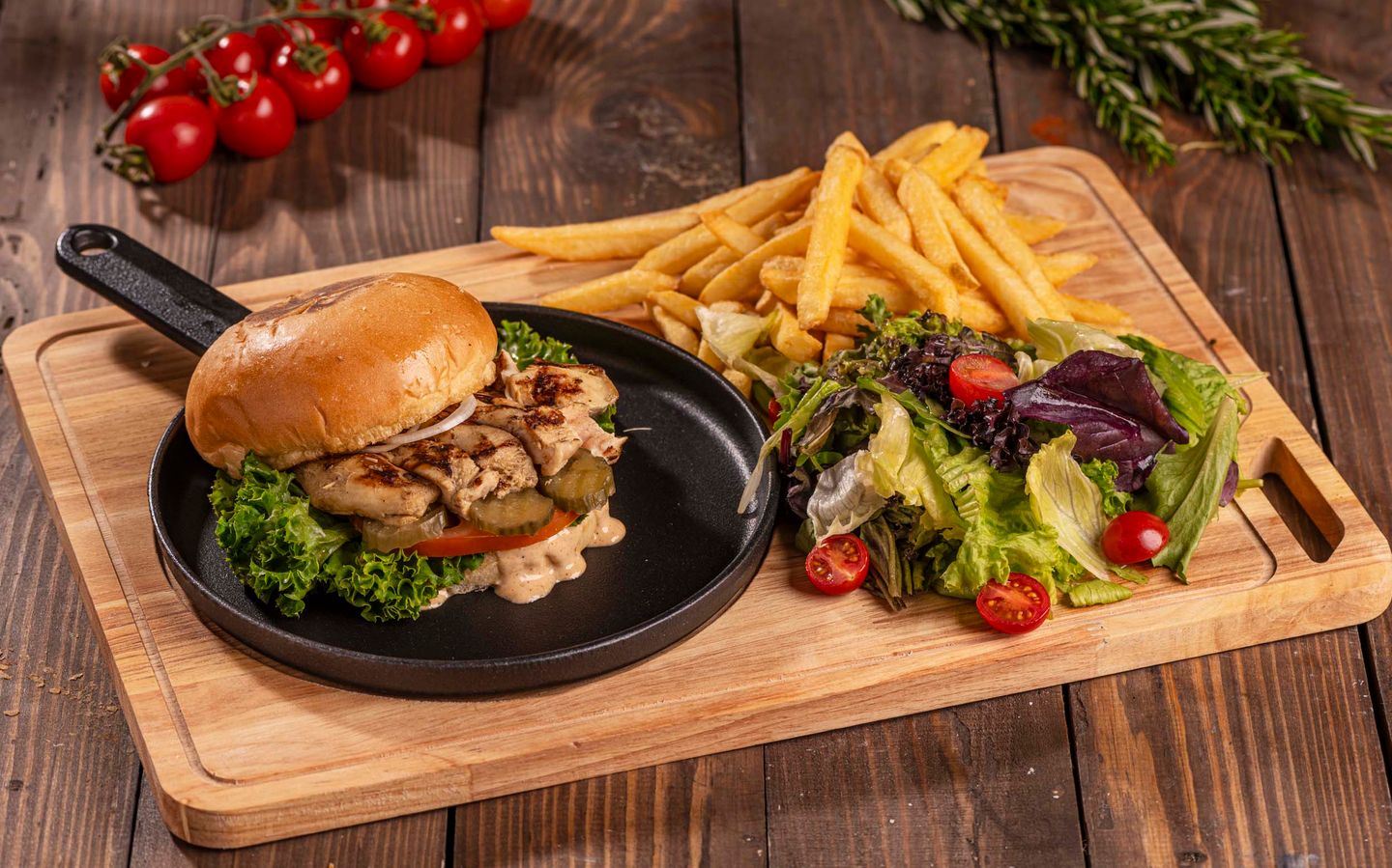 Grilled Chicken Burger
