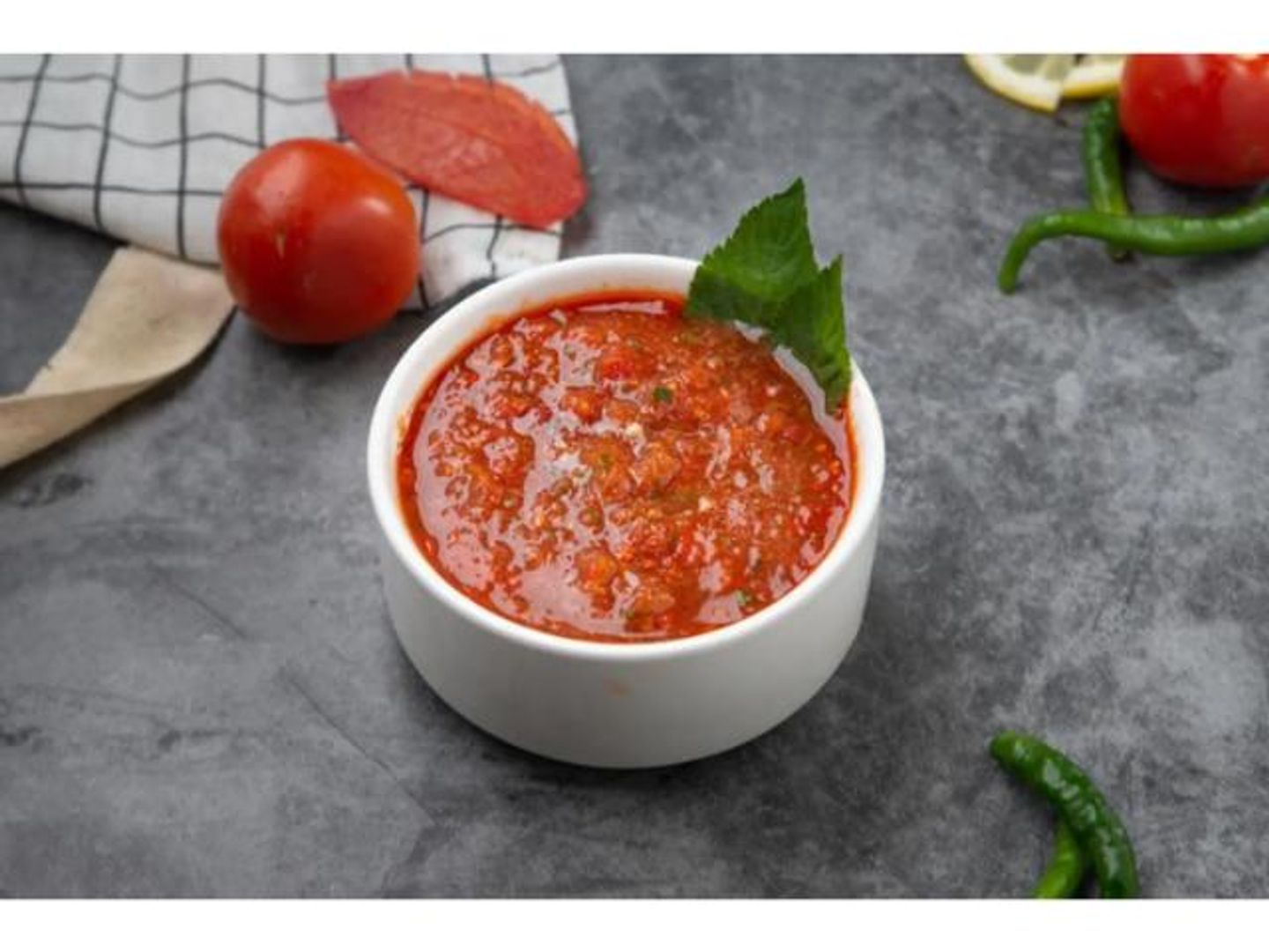 Spicy Red Salad Plate