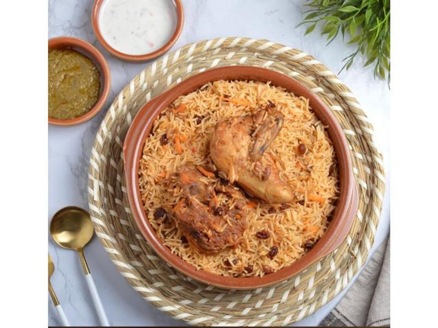 نصف دجاج بخاري