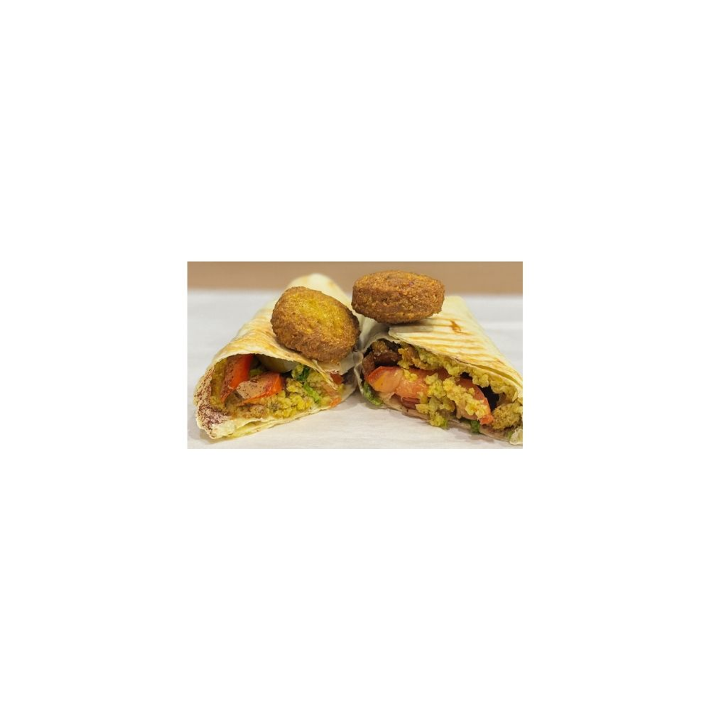 ساندويتش فلافل خبز صاج