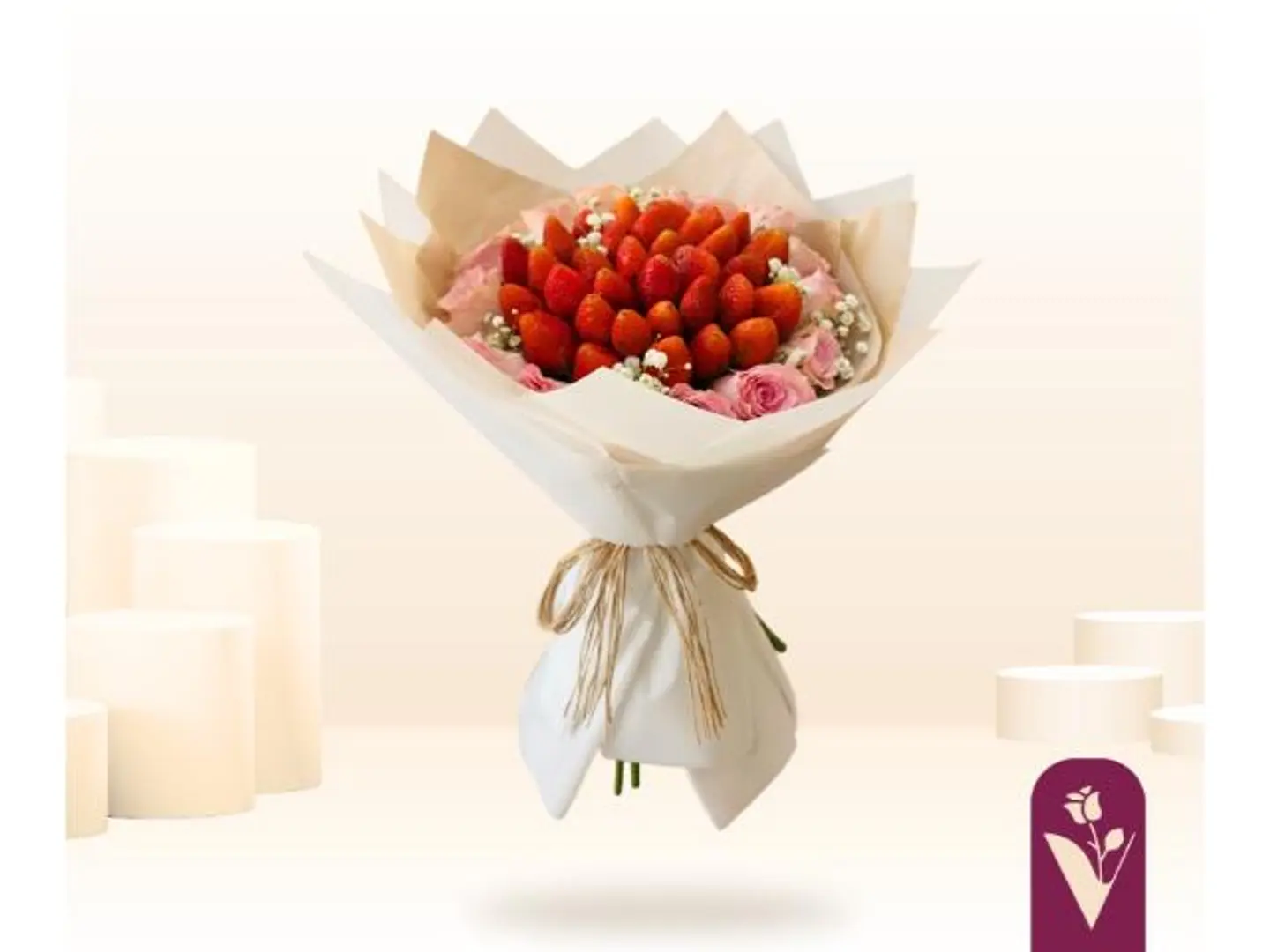 بنكستروبيري روز