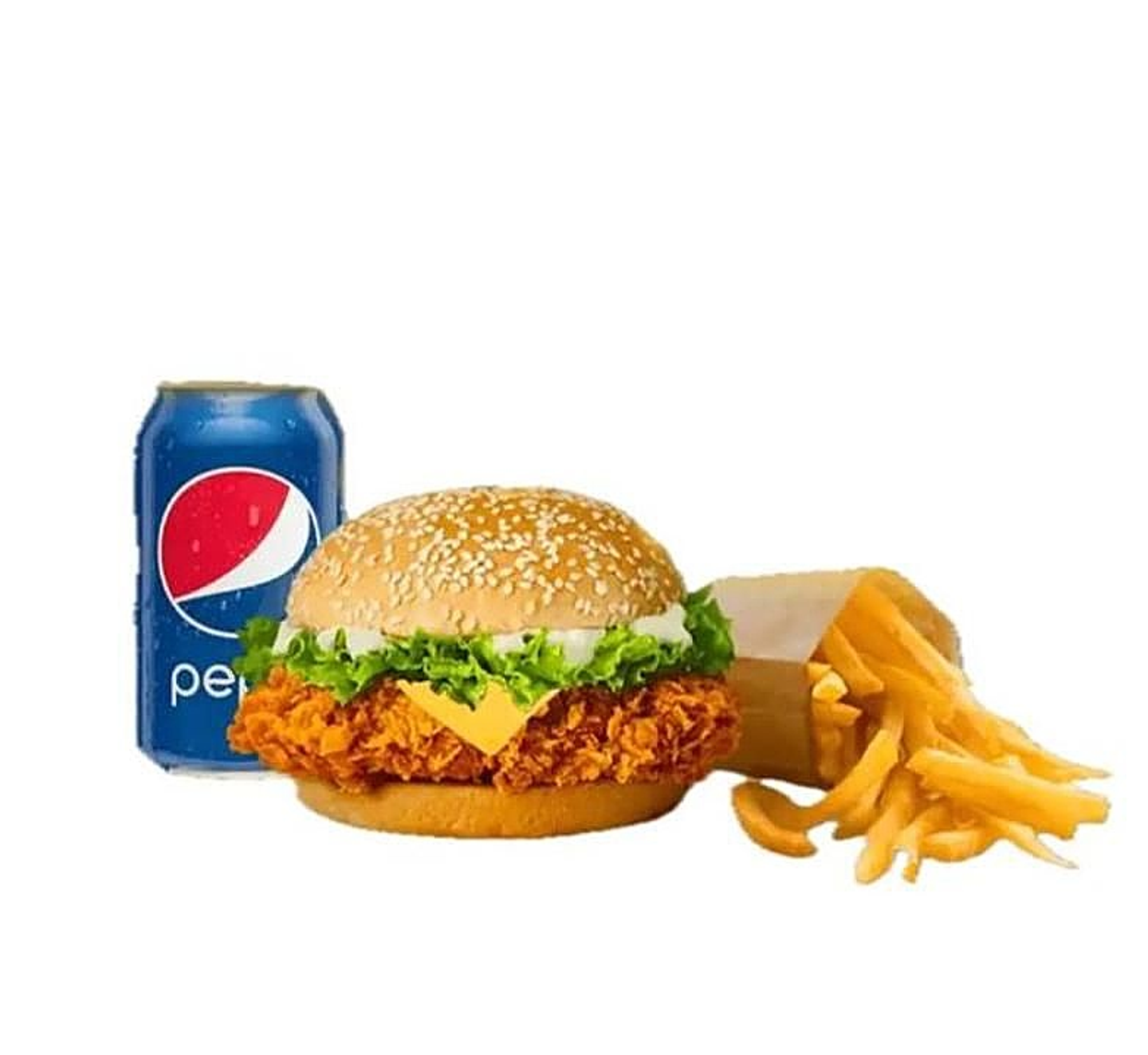 Crispy Burger Meal